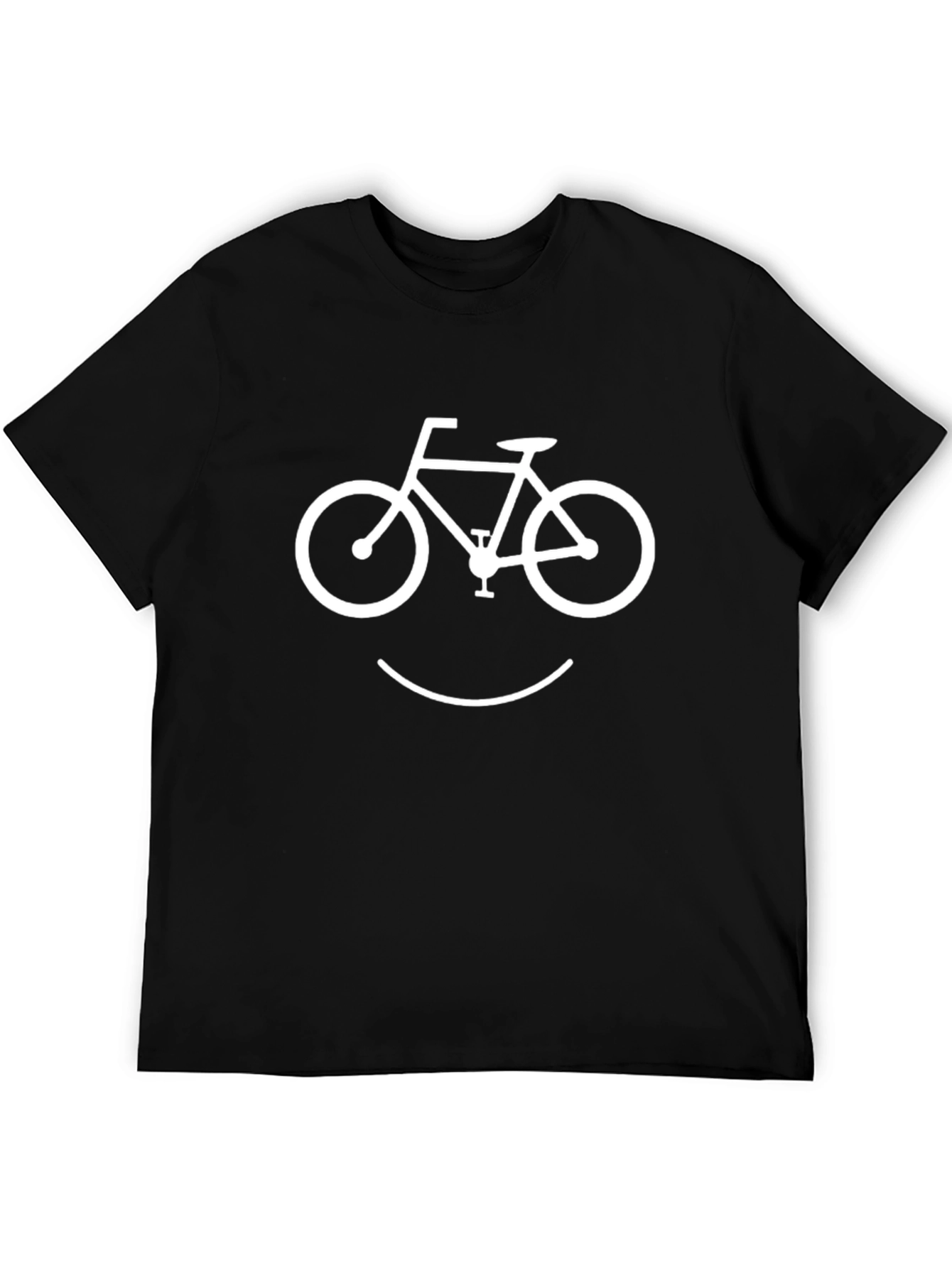 Bike Smile Graphic Tee - Black