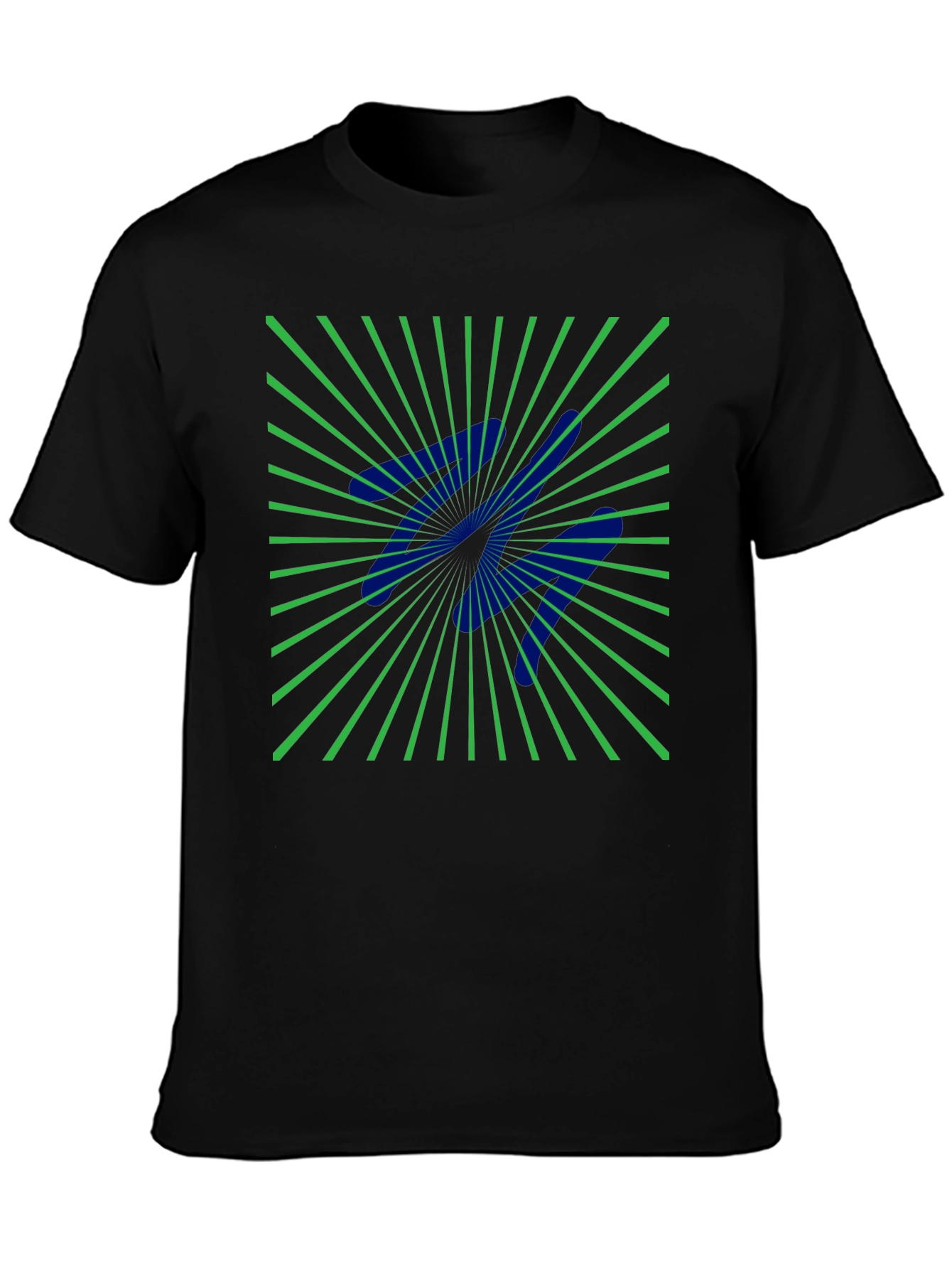 Abstract Optical Illusion Graphic Tee