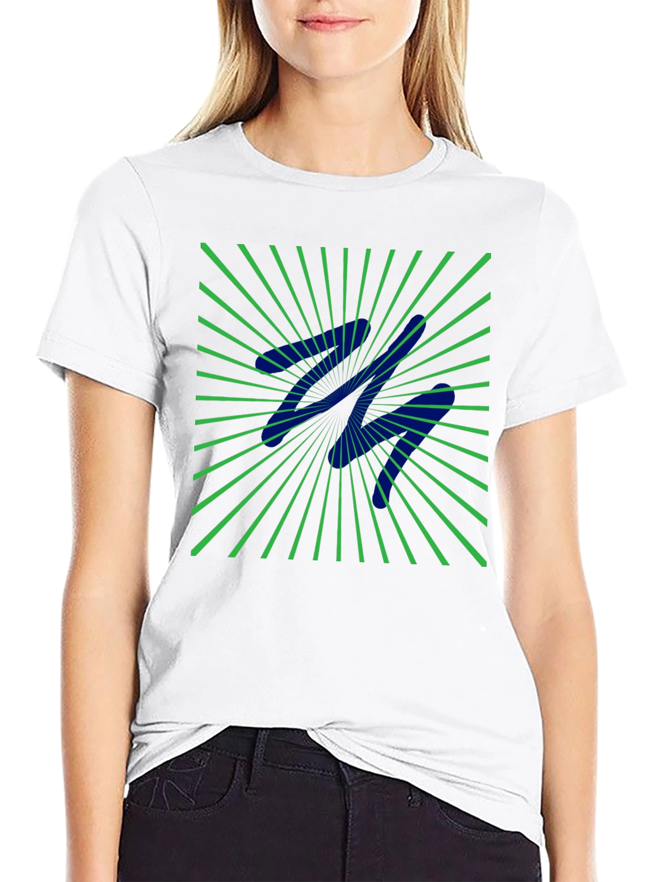 Abstract Optical Illusion Graphic Tee