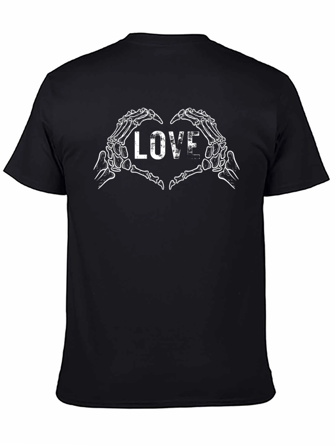 Skeleton Hands Love Graphic T-Shirt