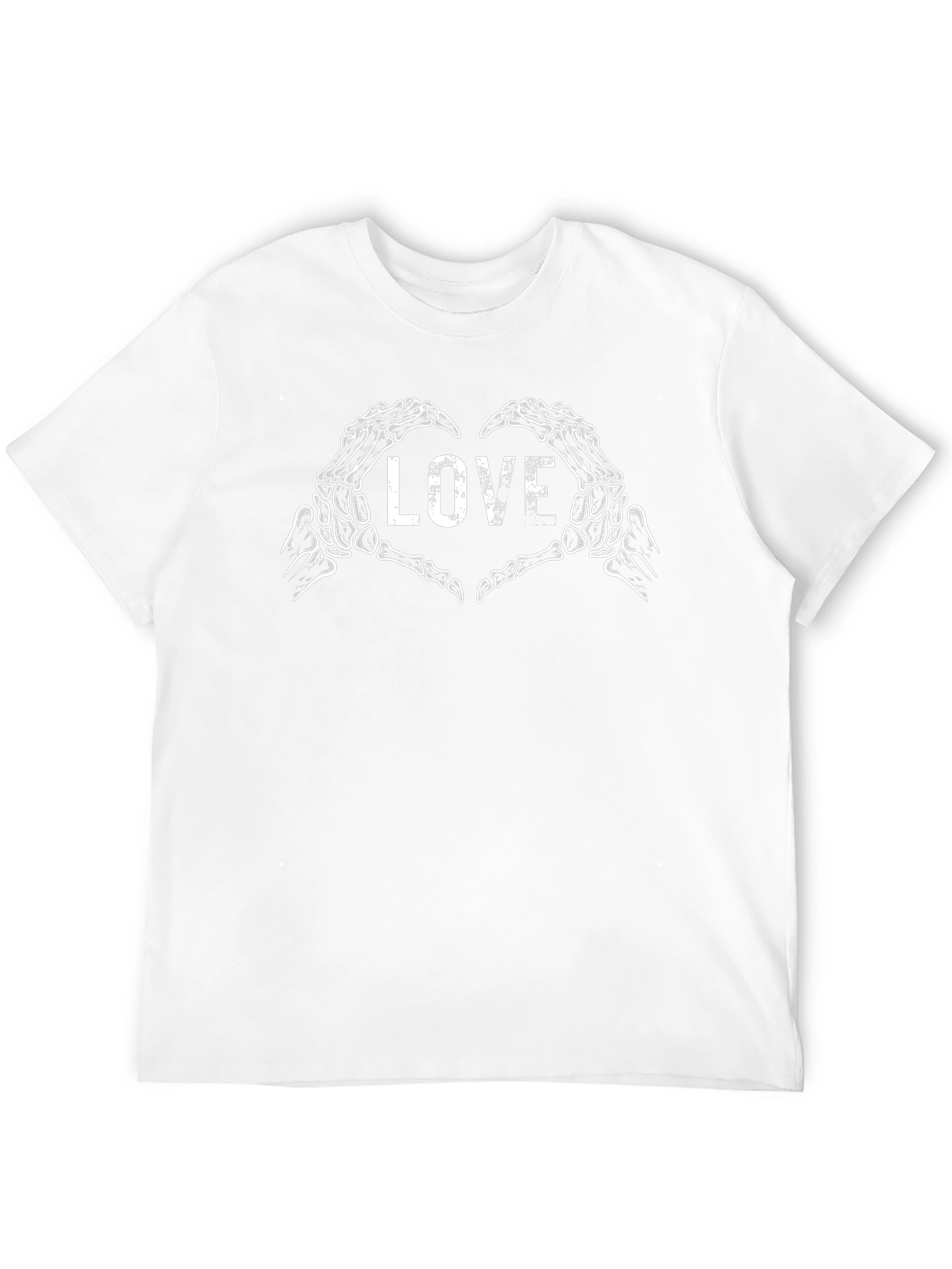 Skeleton Hands Love Graphic T-Shirt