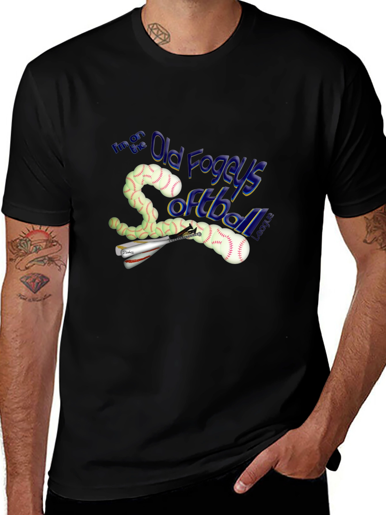 Old Fogeys Softball T-Shirt