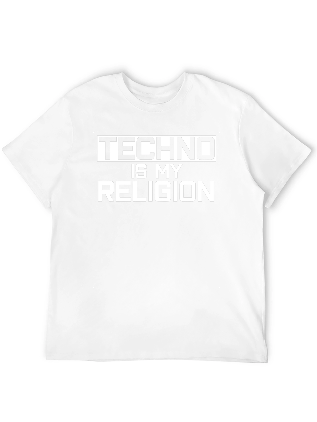 Techno is My Religion T-Shirt - Black