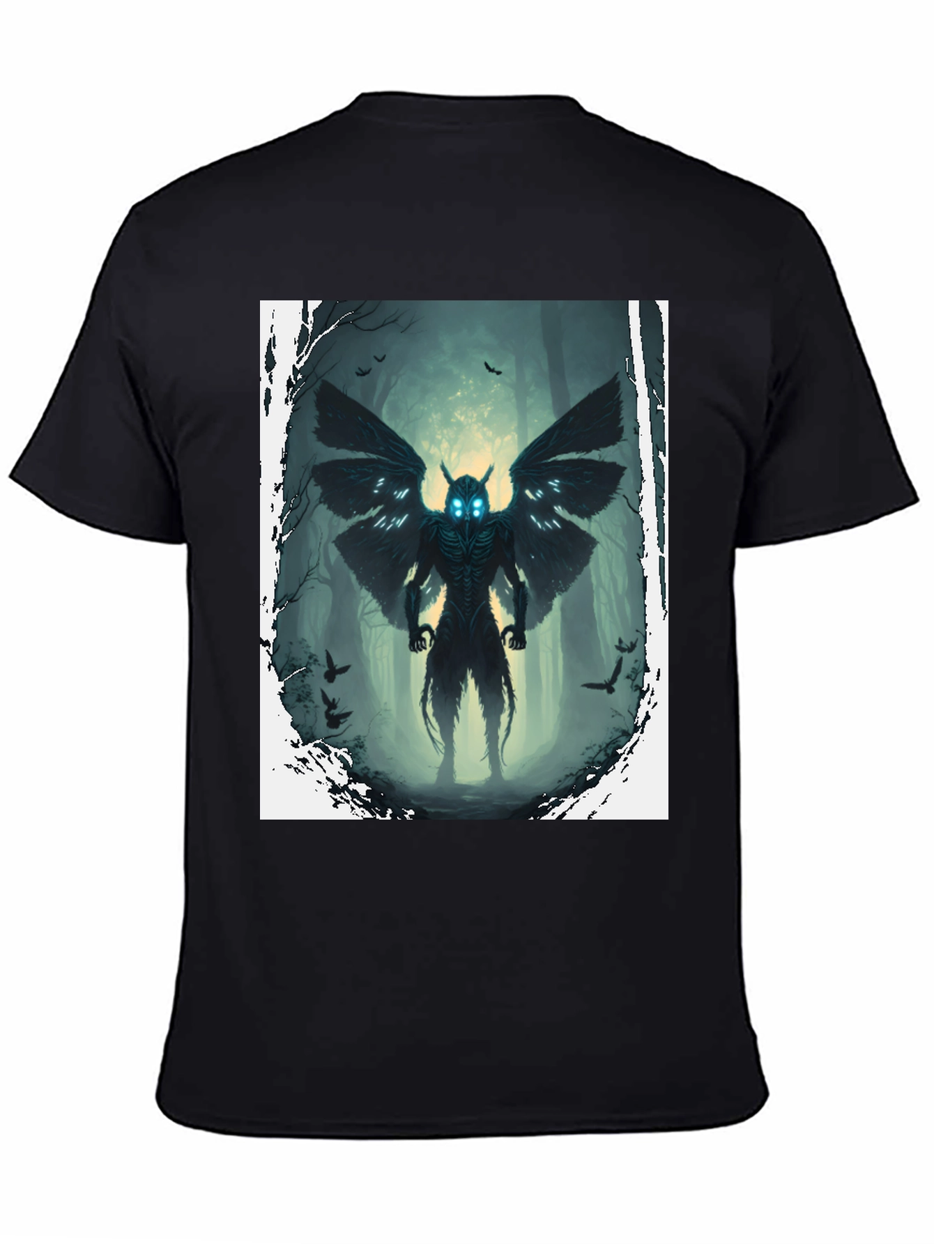 Mothman Graphic Tee - Cryptidcore Style