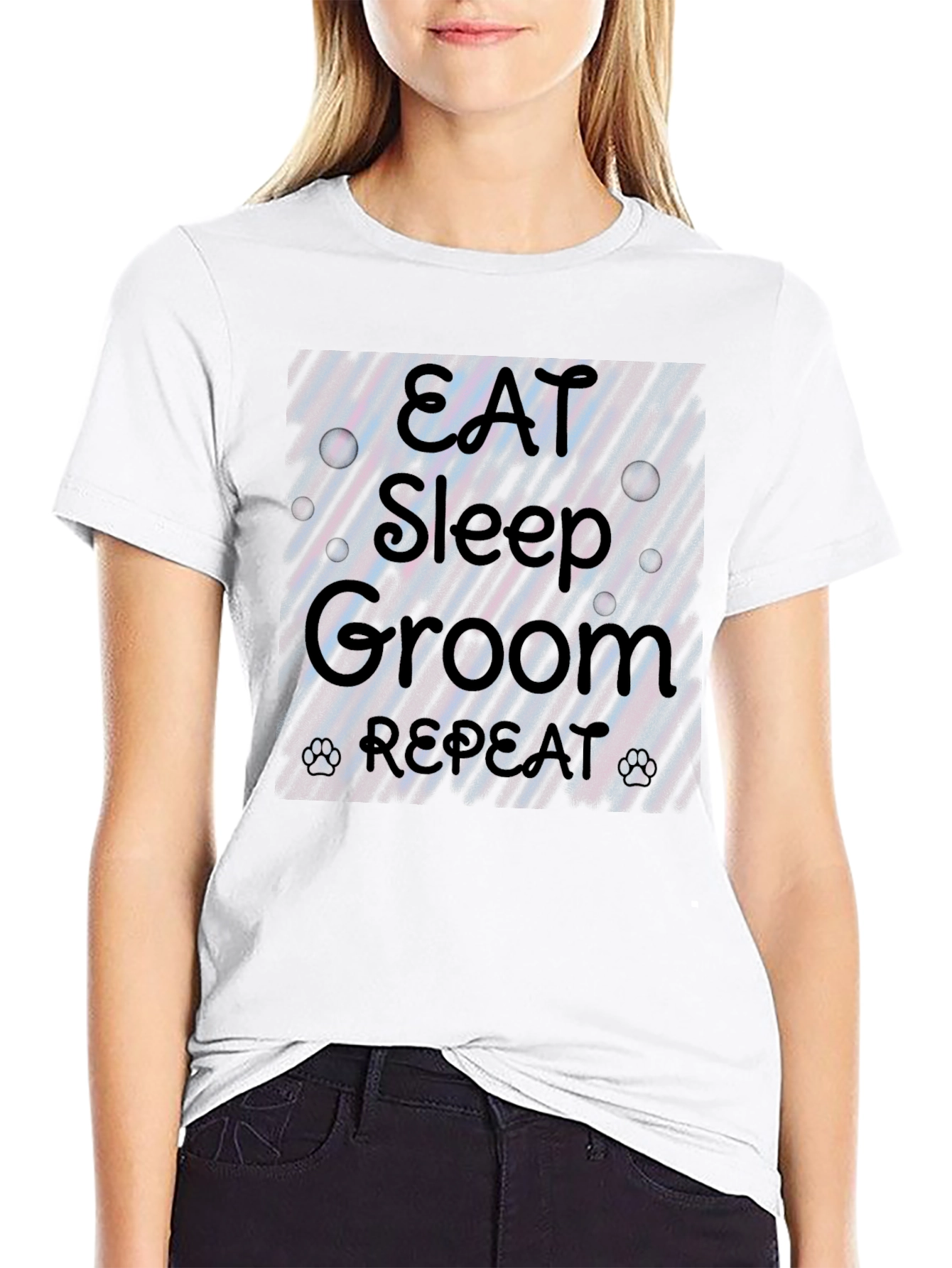 Eat Sleep Groom Repeat T-Shirt