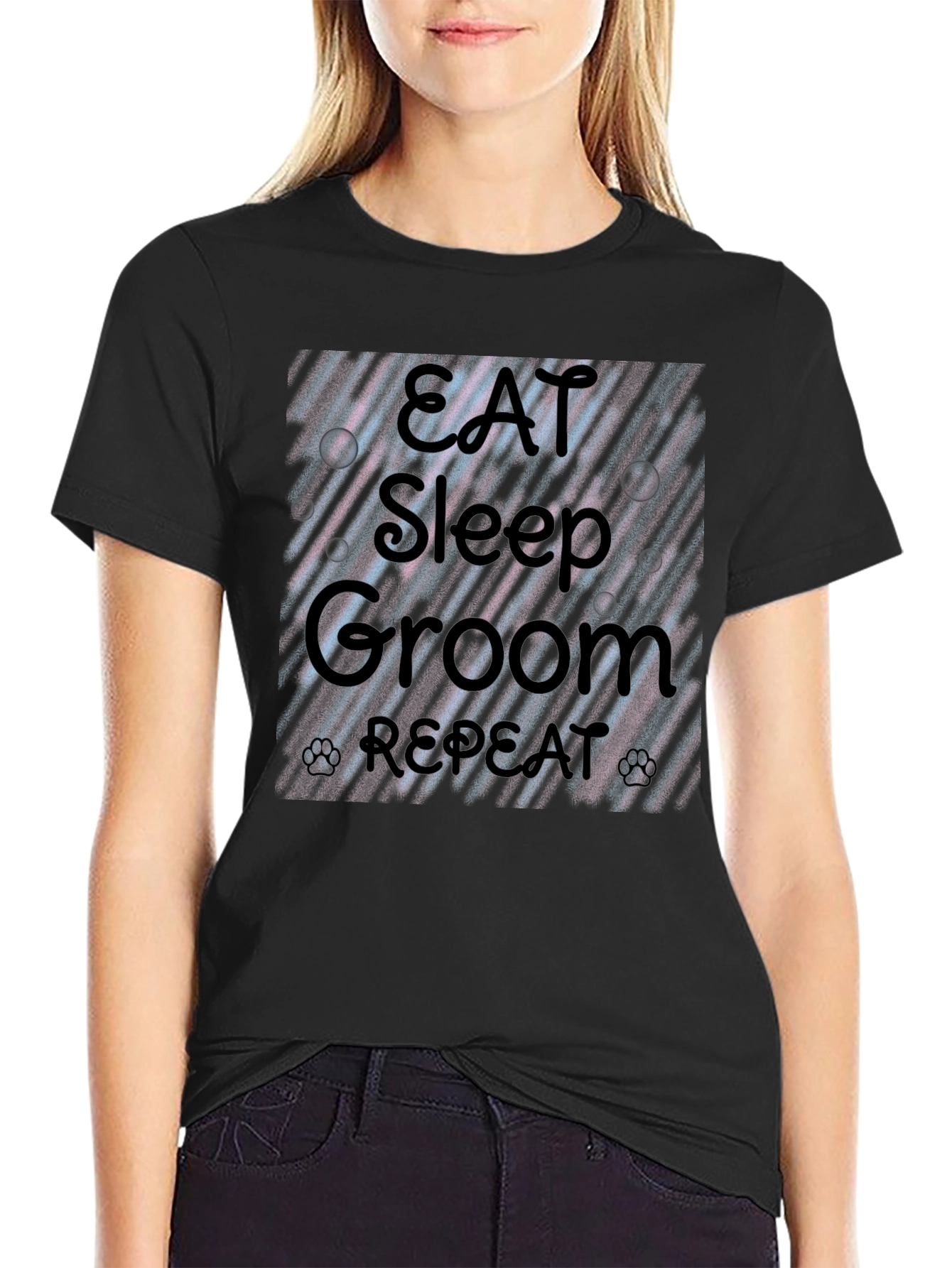 Eat Sleep Groom Repeat T-Shirt