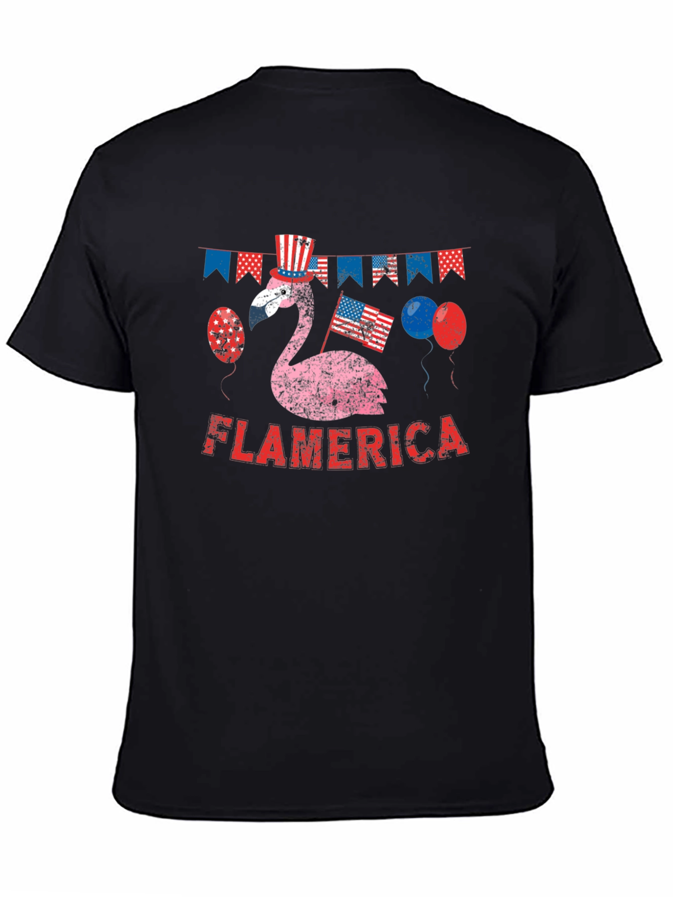 Flamerica Patriotic Flamingo T-Shirt