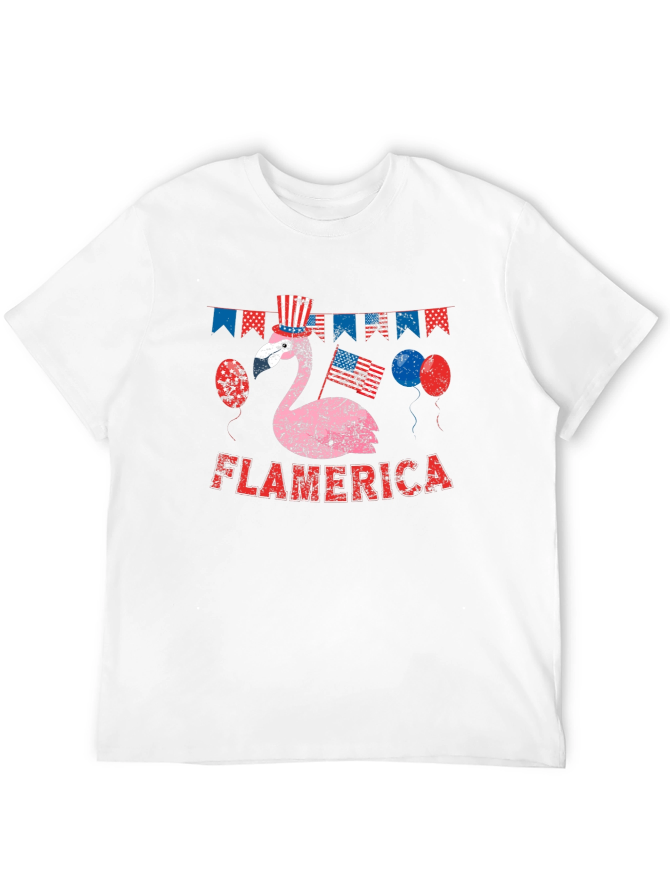 Flamerica Patriotic Flamingo T-Shirt
