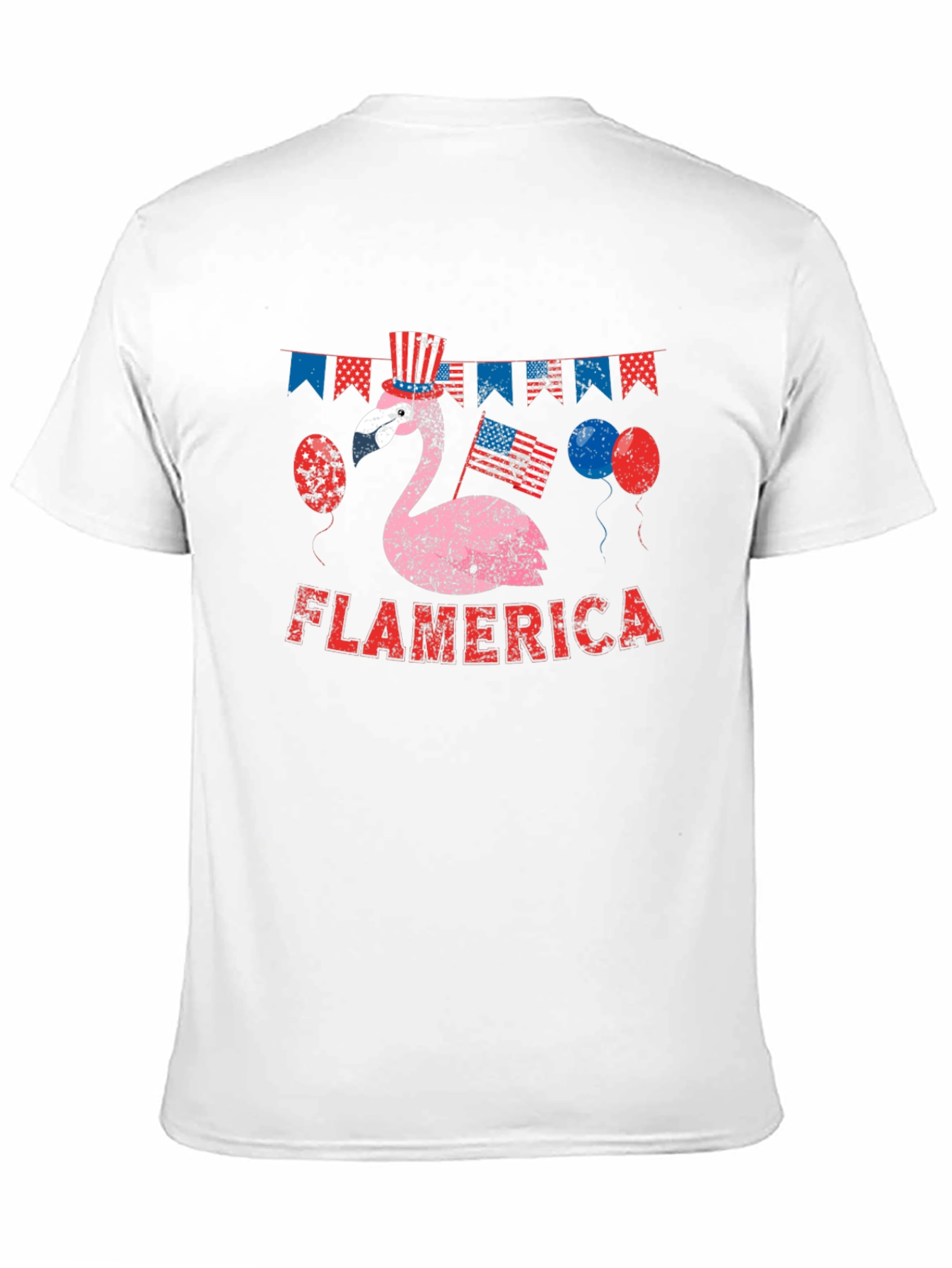 Flamerica Patriotic Flamingo T-Shirt