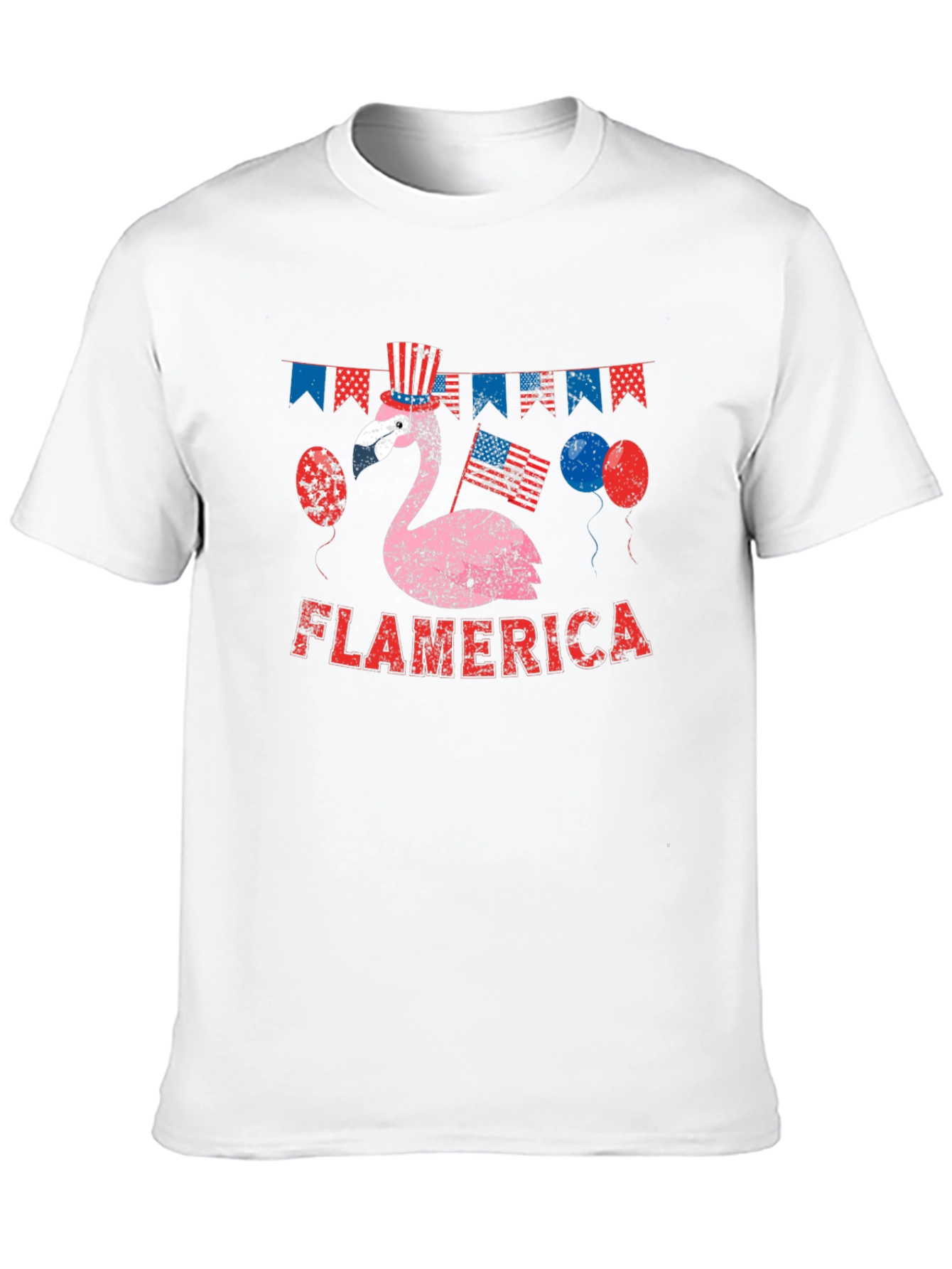 Flamerica Patriotic Flamingo T-Shirt