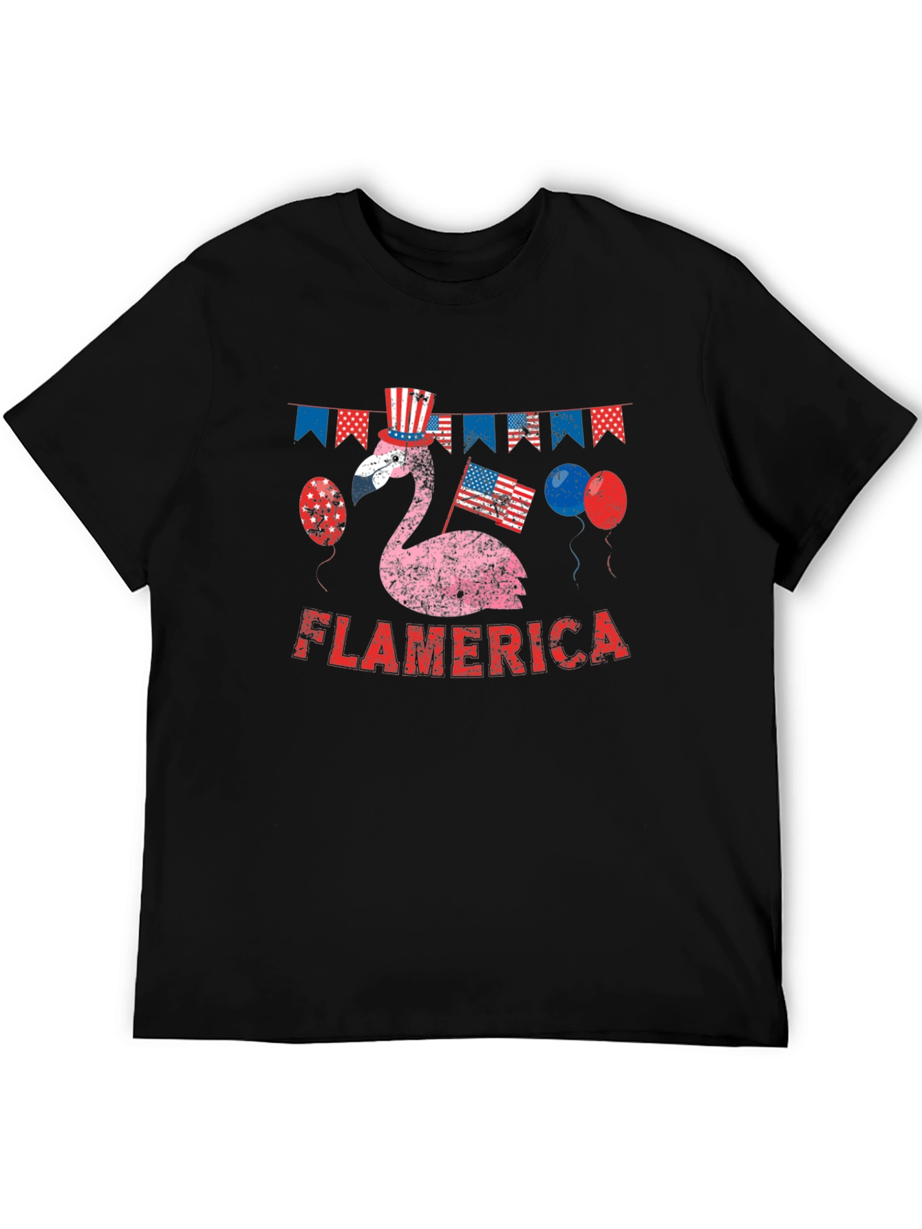 Flamerica Patriotic Flamingo T-Shirt