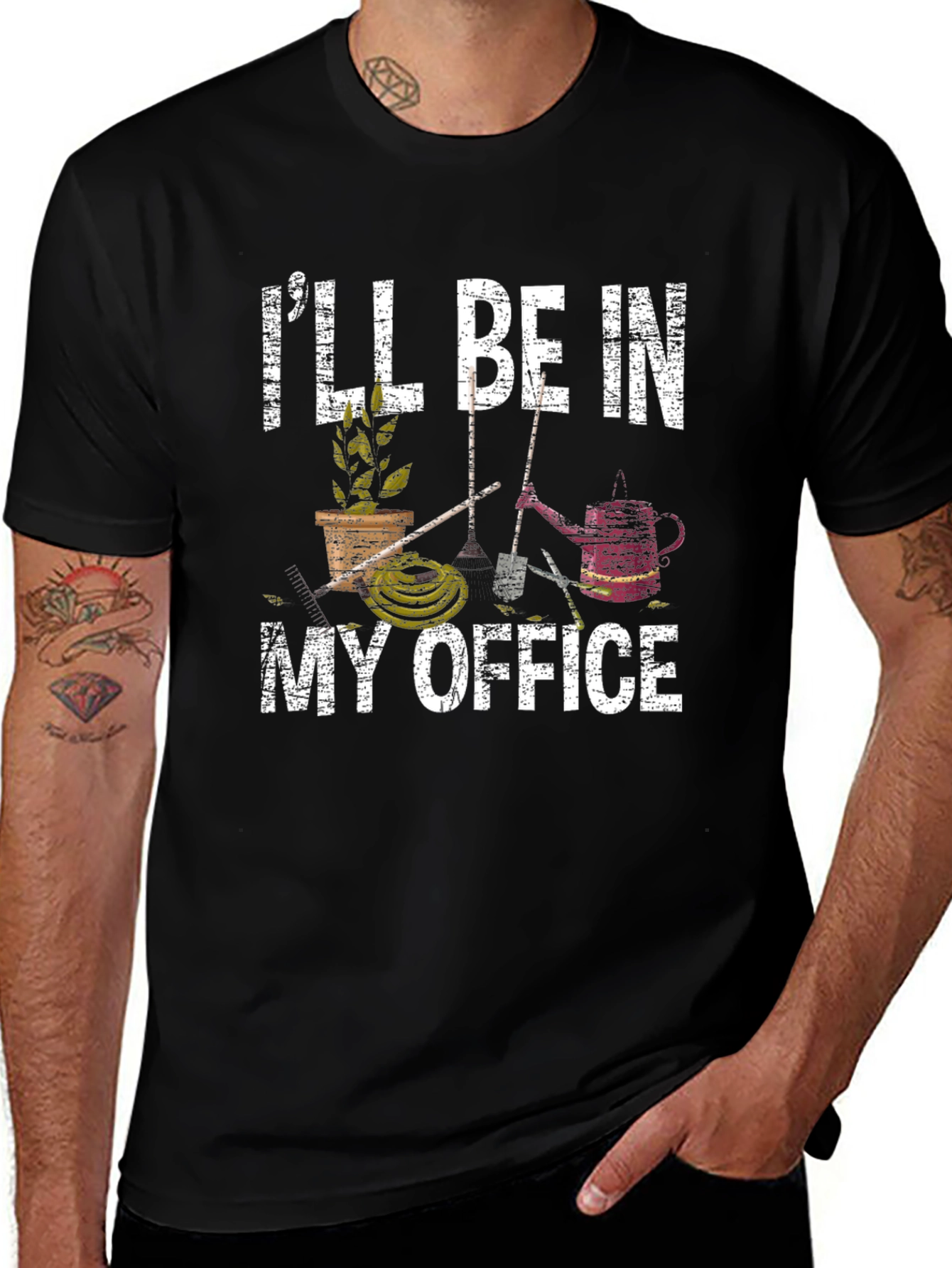 Gardeners T-Shirt: Ill Be In My Office