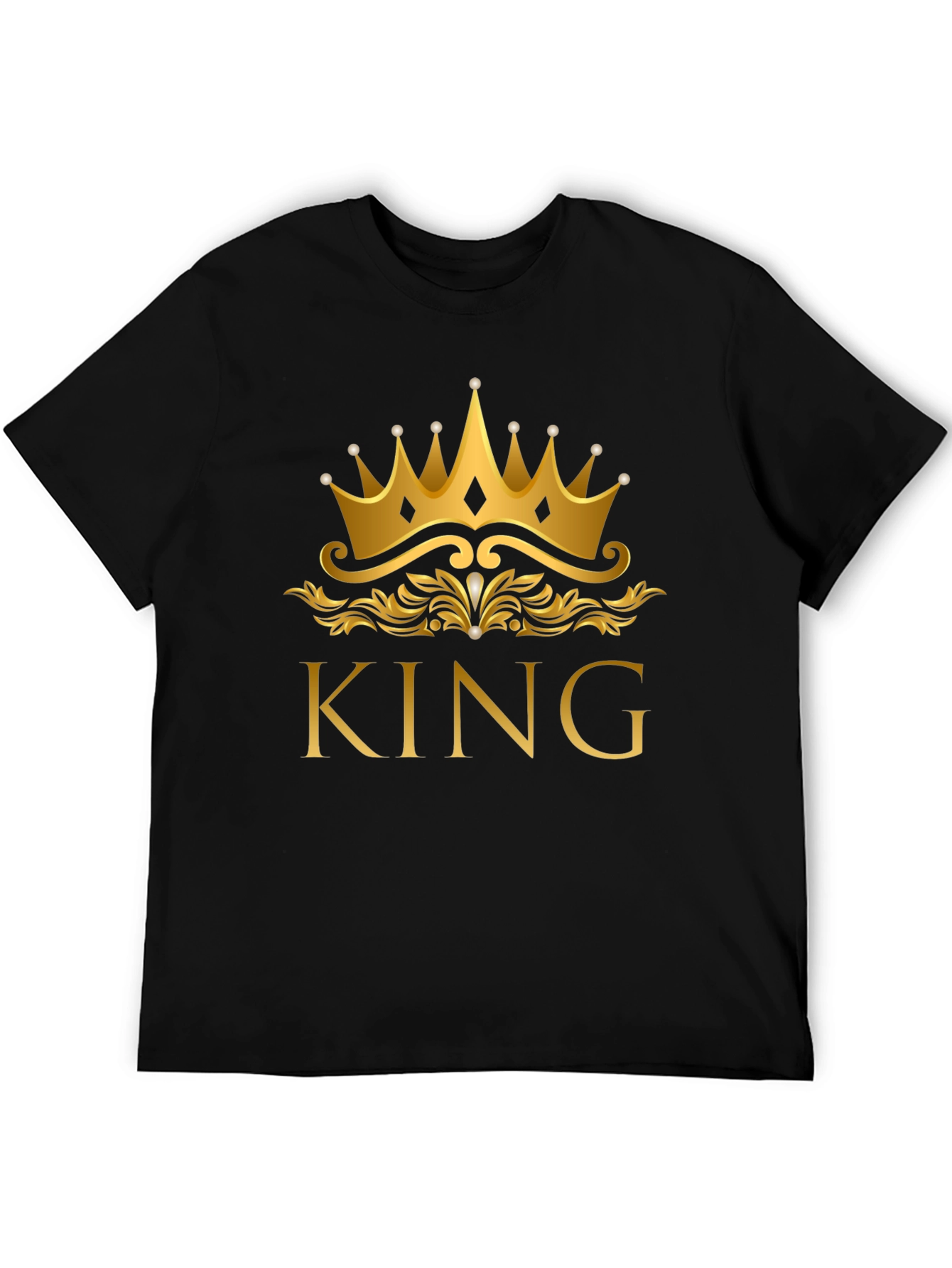 King Crown Graphic T-Shirt - Black