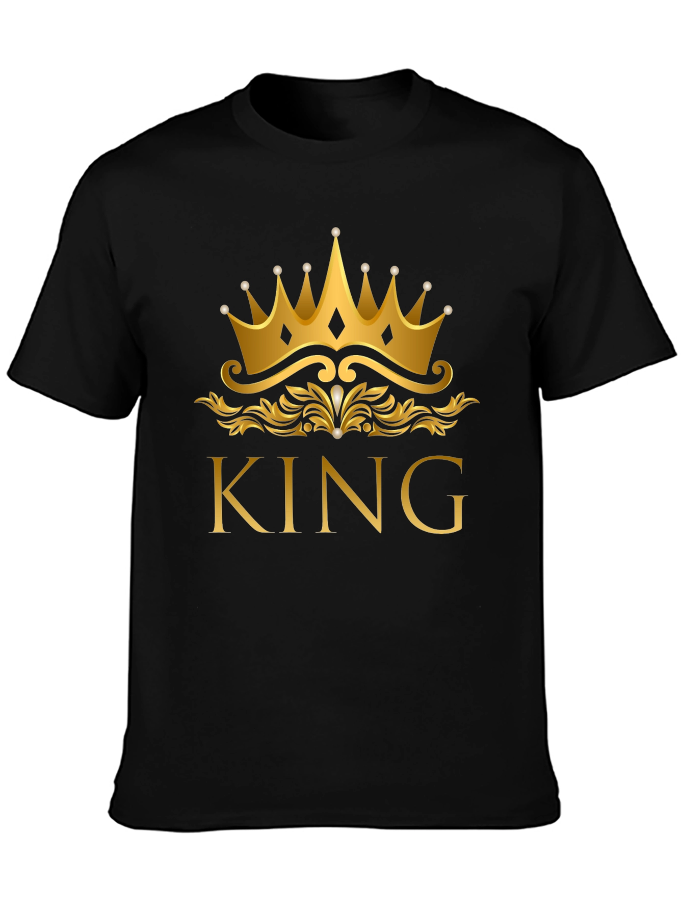 King Crown Graphic T-Shirt - Black