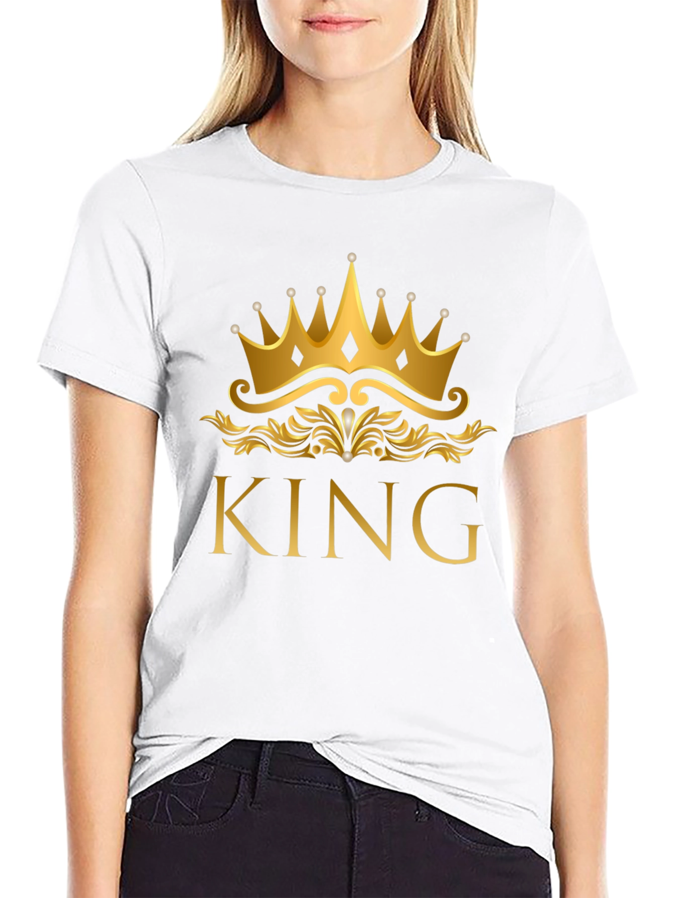 King Crown Graphic T-Shirt - Black