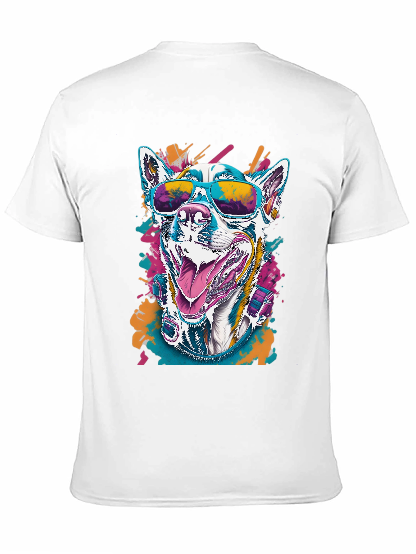 Cool Dog Graphic Tee - Unisex Black T-Shirt