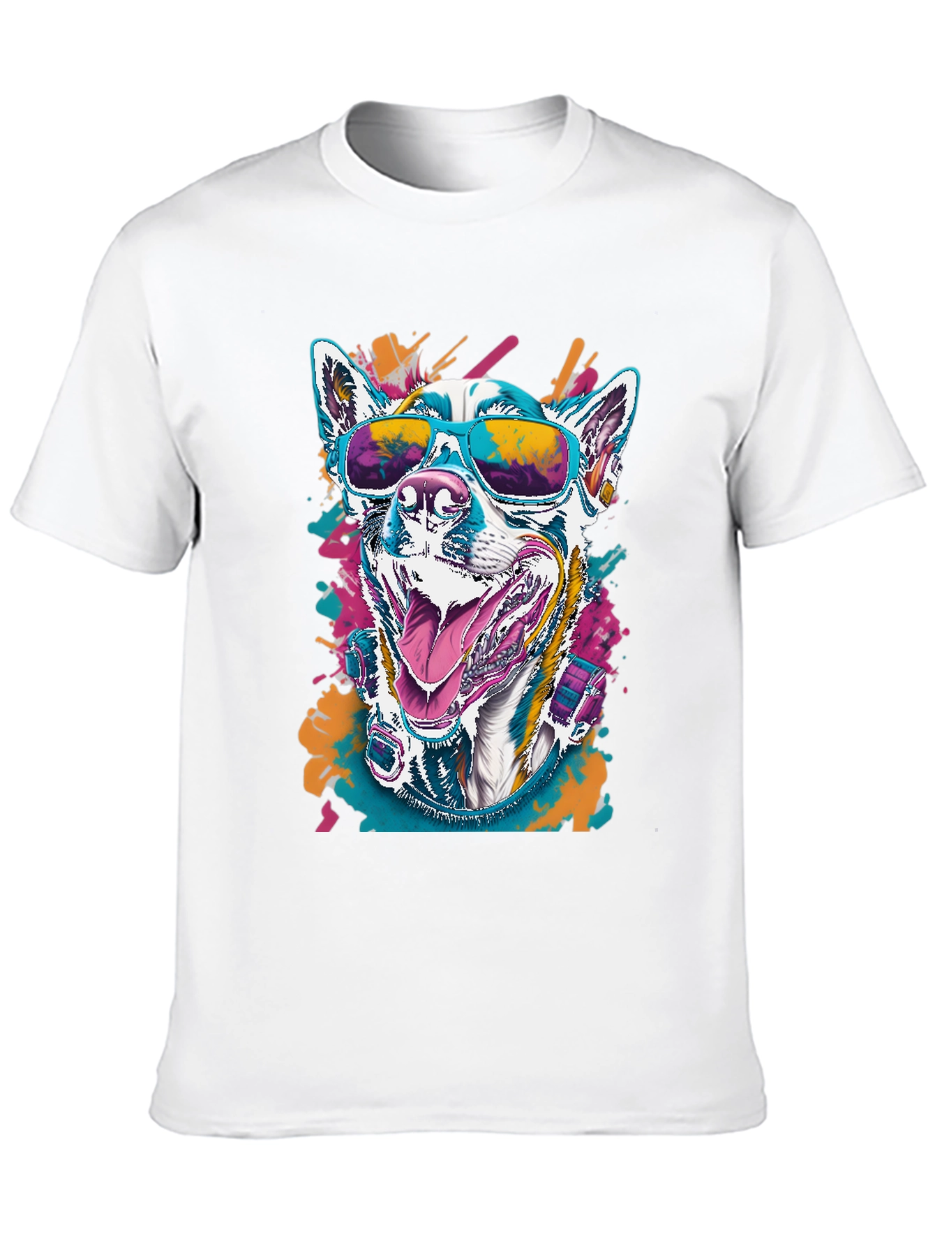 Cool Dog Graphic Tee - Unisex Black T-Shirt
