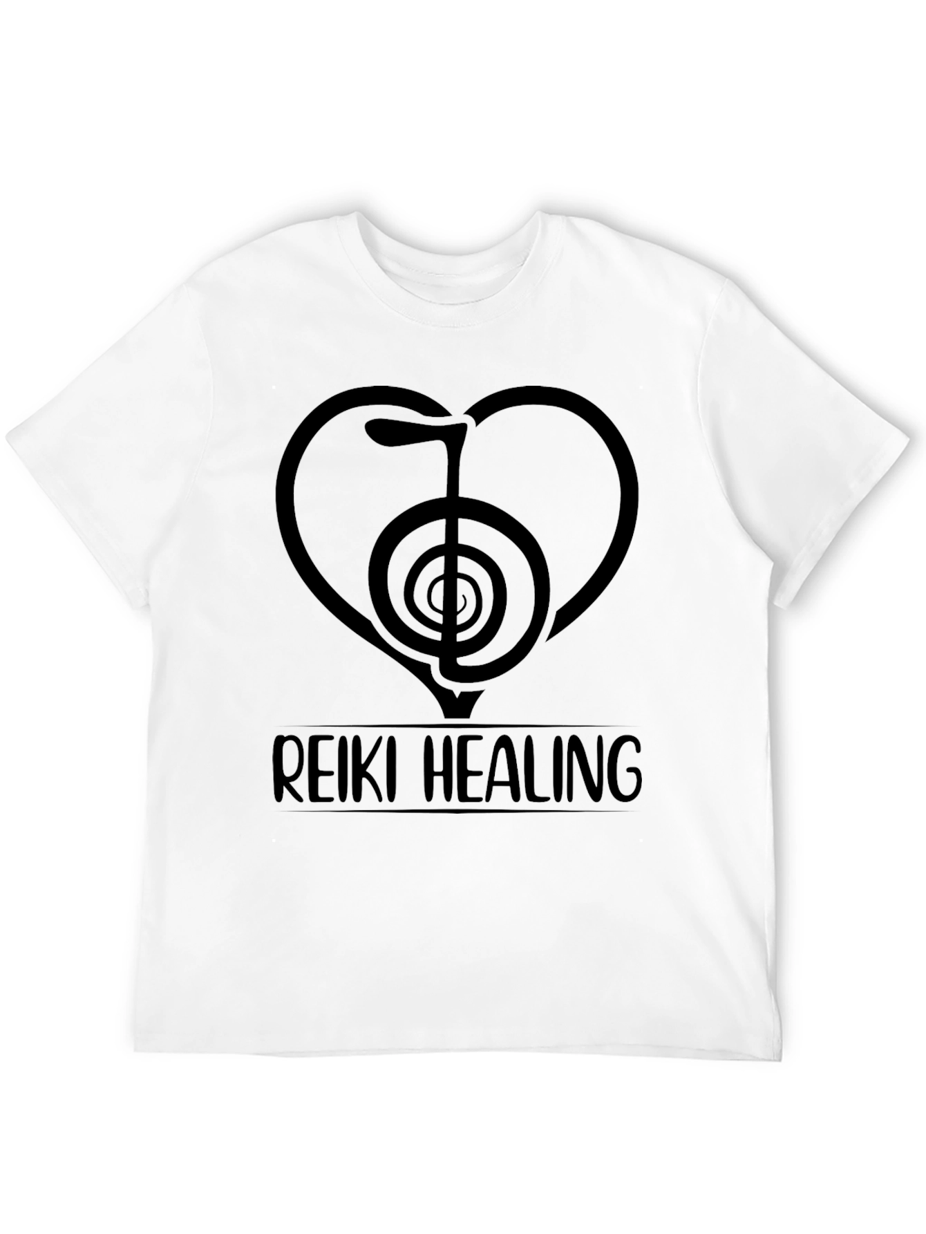 Reiki Healing Black T-Shirt