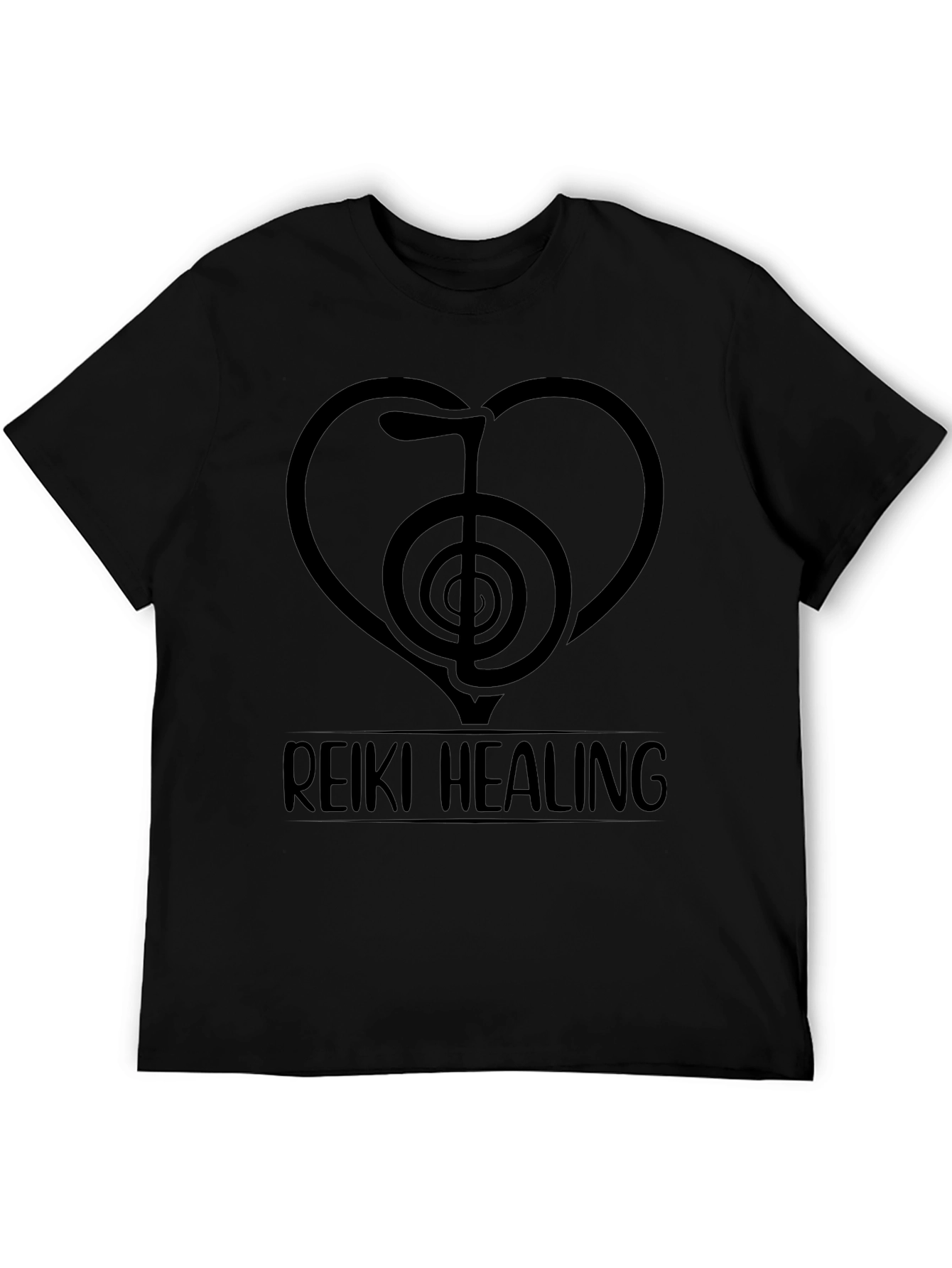 Reiki Healing Black T-Shirt