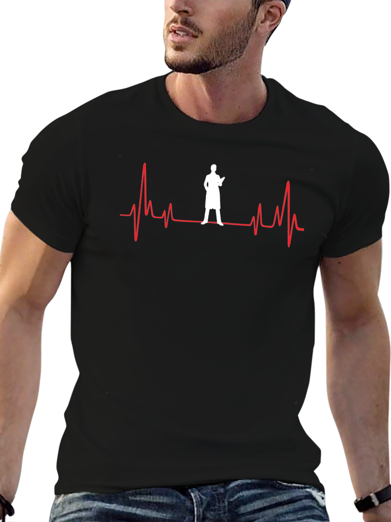 Scientist Heartbeat T-Shirt - Science Lover Tee