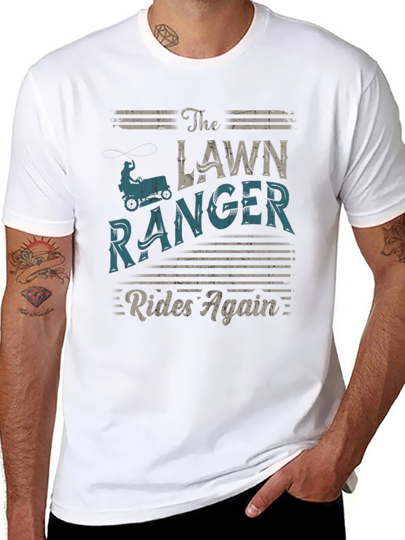 The Lawn Ranger Rides Again T-Shirt