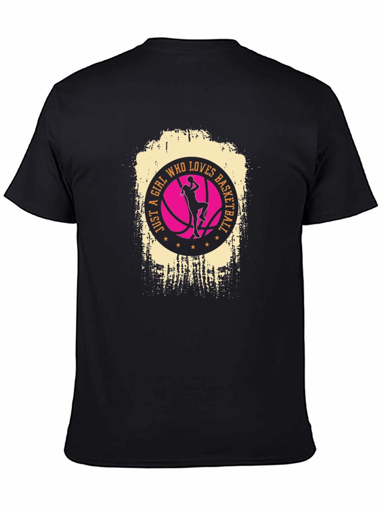 Just a Girl Who Loves Basketball Graphic Tee