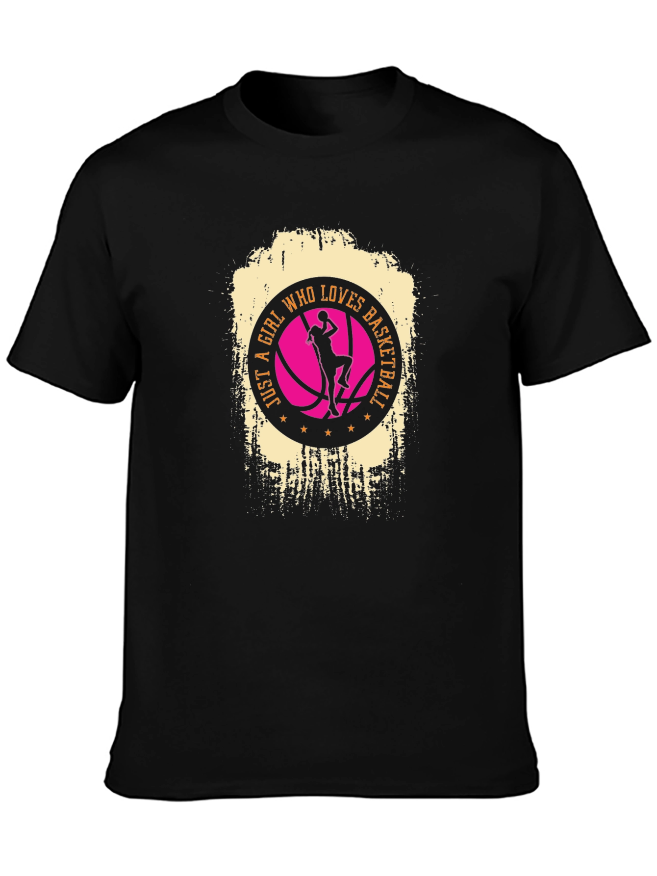 Just a Girl Who Loves Basketball Graphic Tee