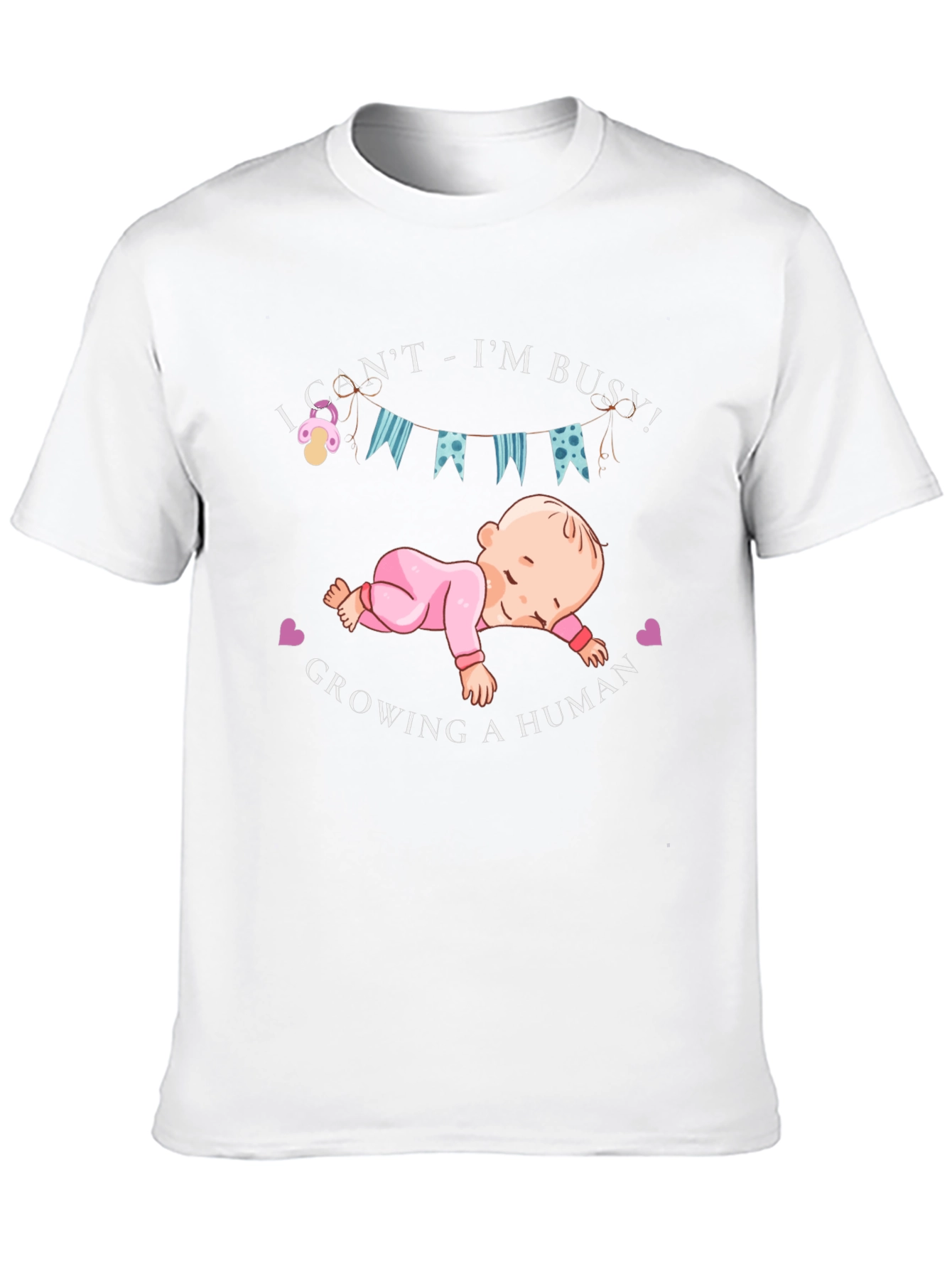Funny Pregnancy T-Shirt - Growing a Human