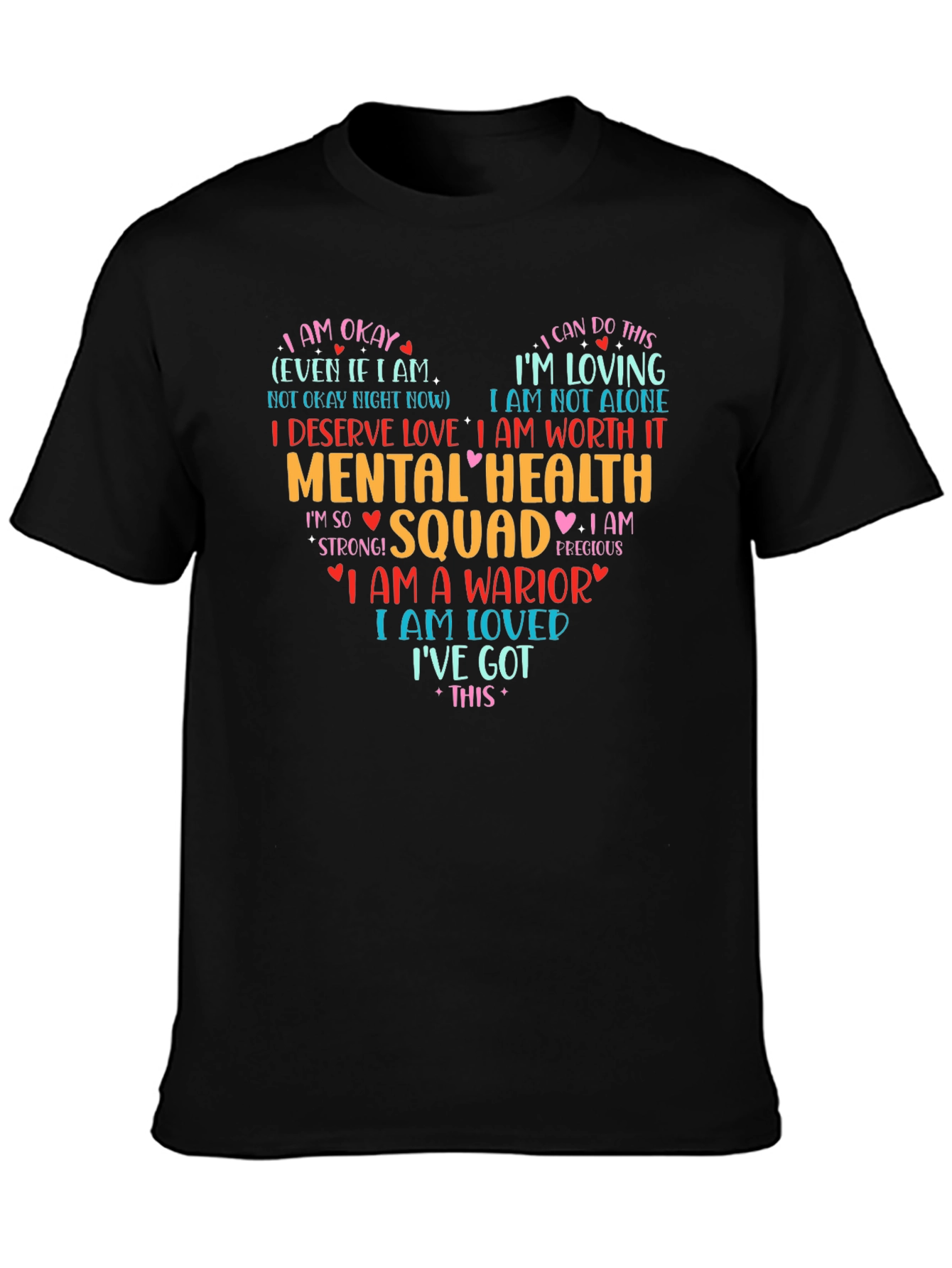 Mental Health Squad Heart T-Shirt