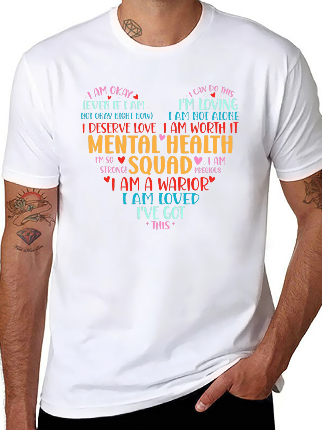Mental Health Squad Heart T-Shirt