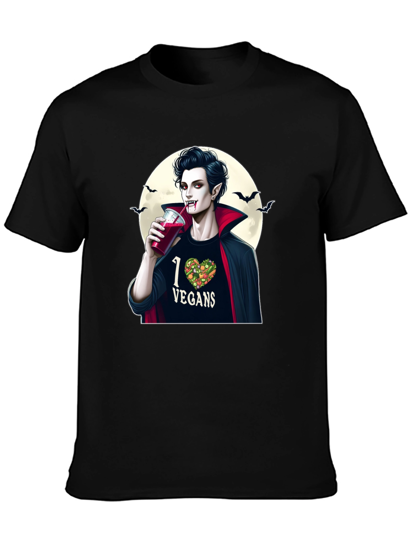 Vegan Vampire Graphic Tee