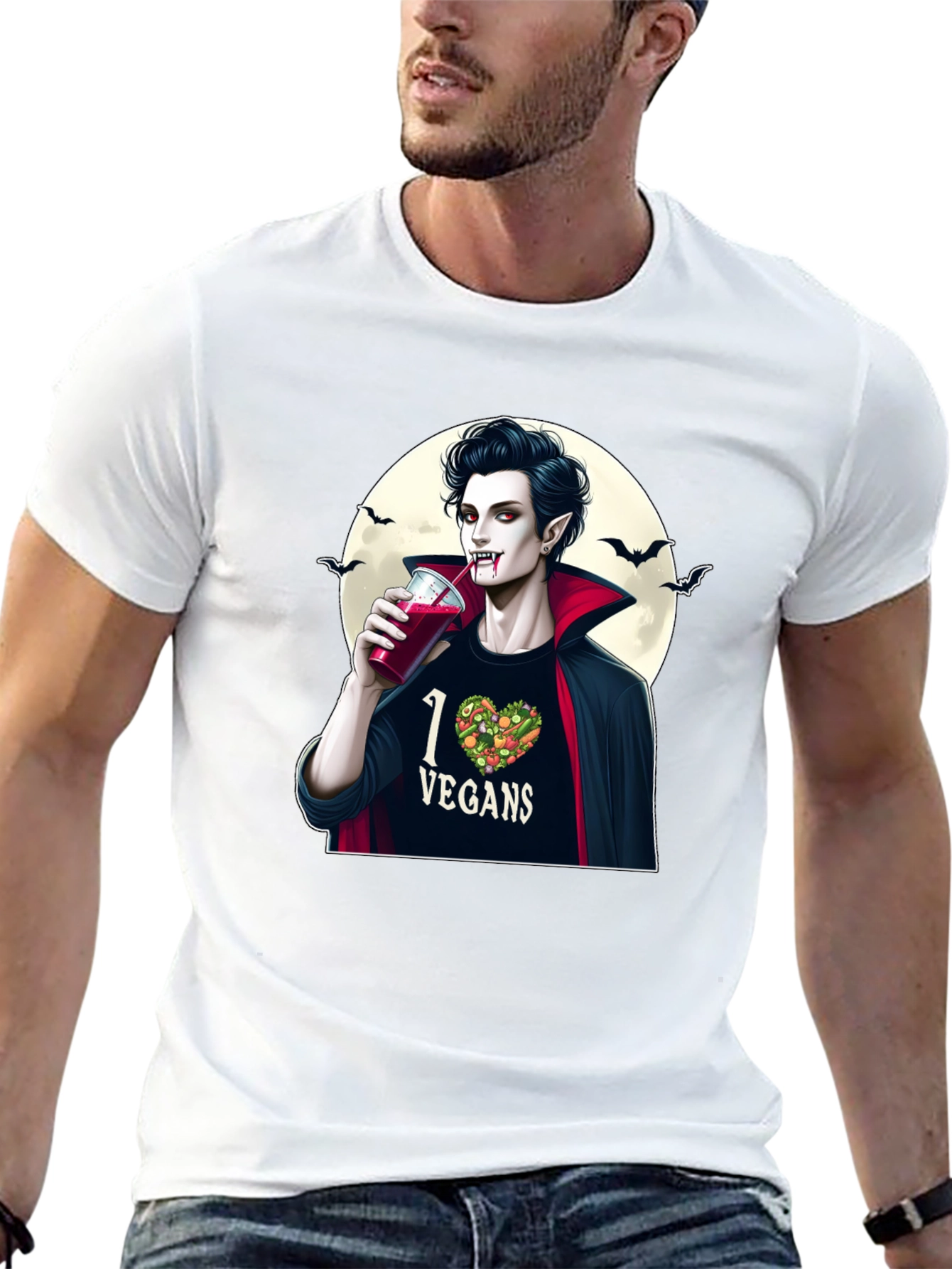 Vegan Vampire Graphic Tee