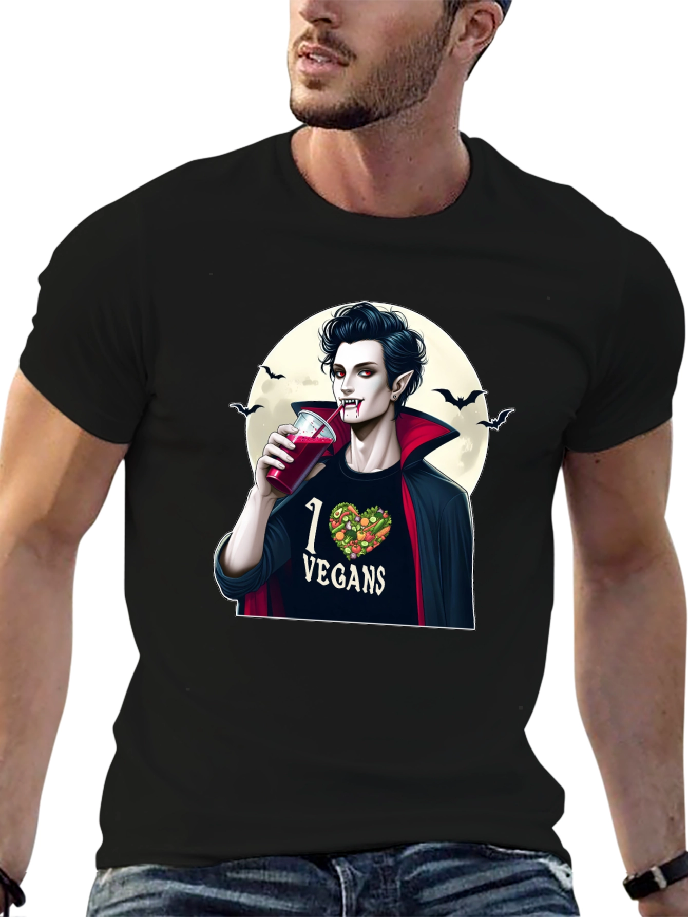 Vegan Vampire Graphic Tee