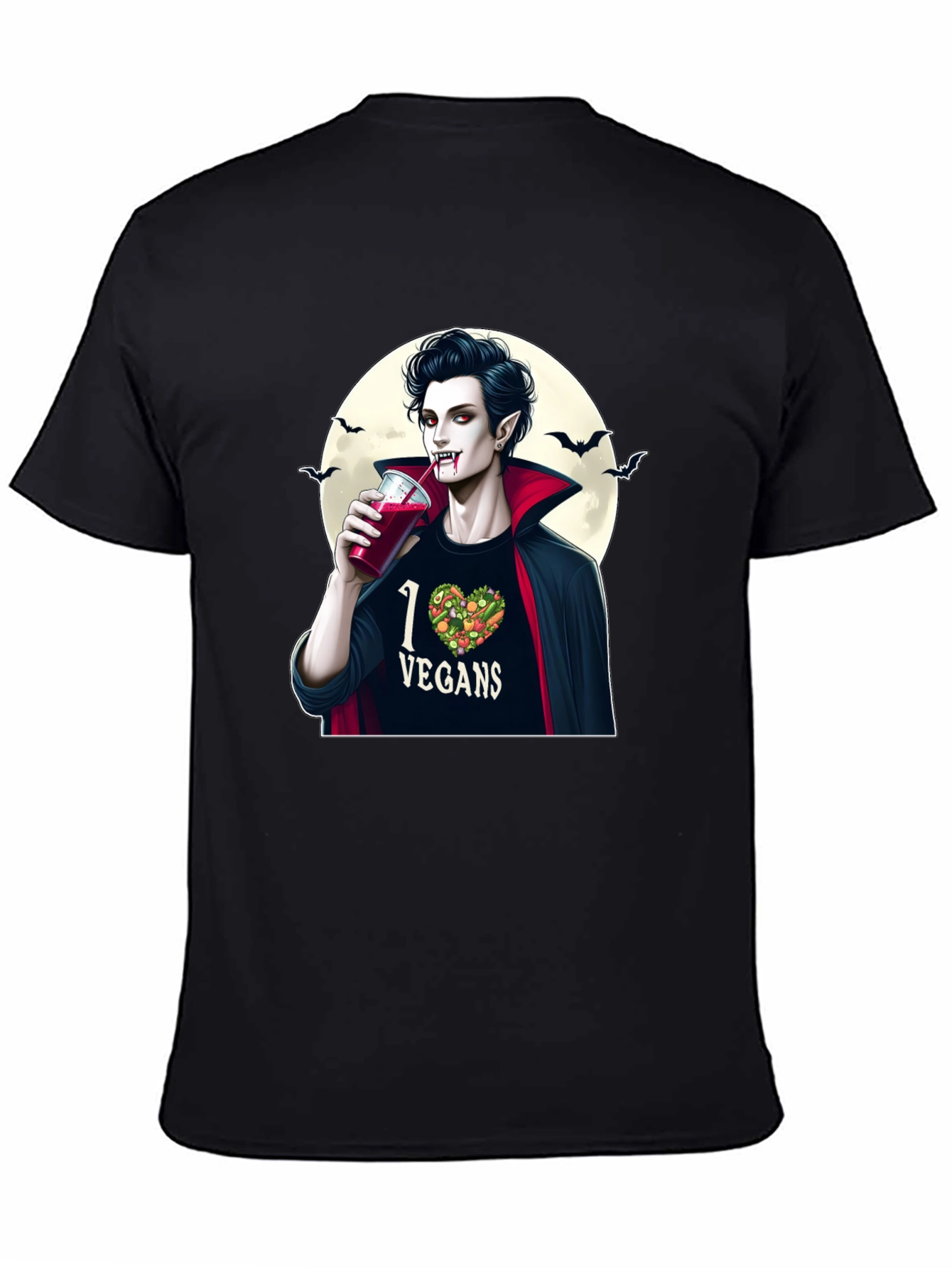 Vegan Vampire Graphic Tee