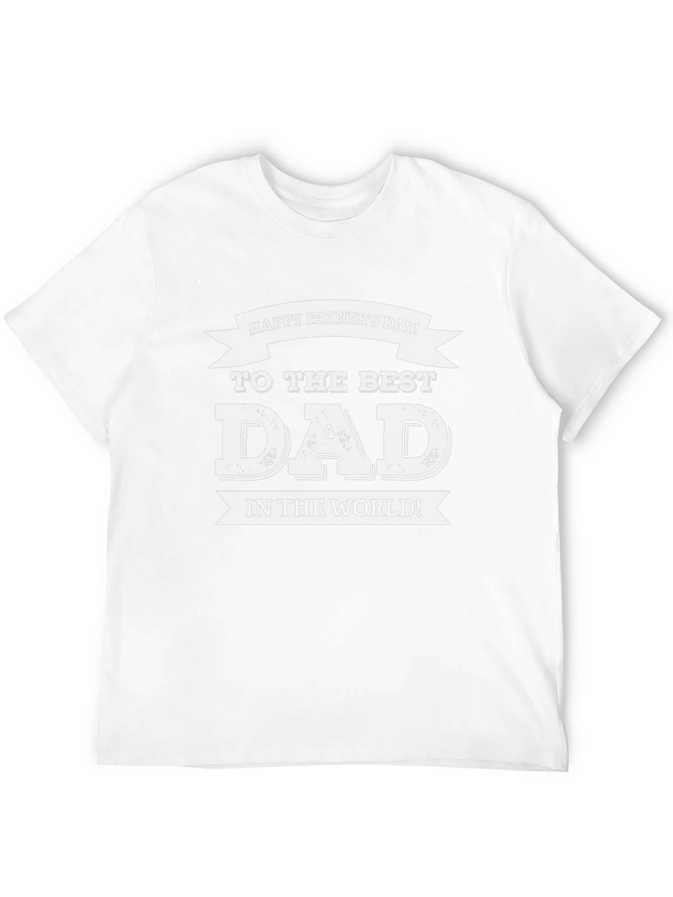 Happy Fathers Day Best Dad Black T-Shirt