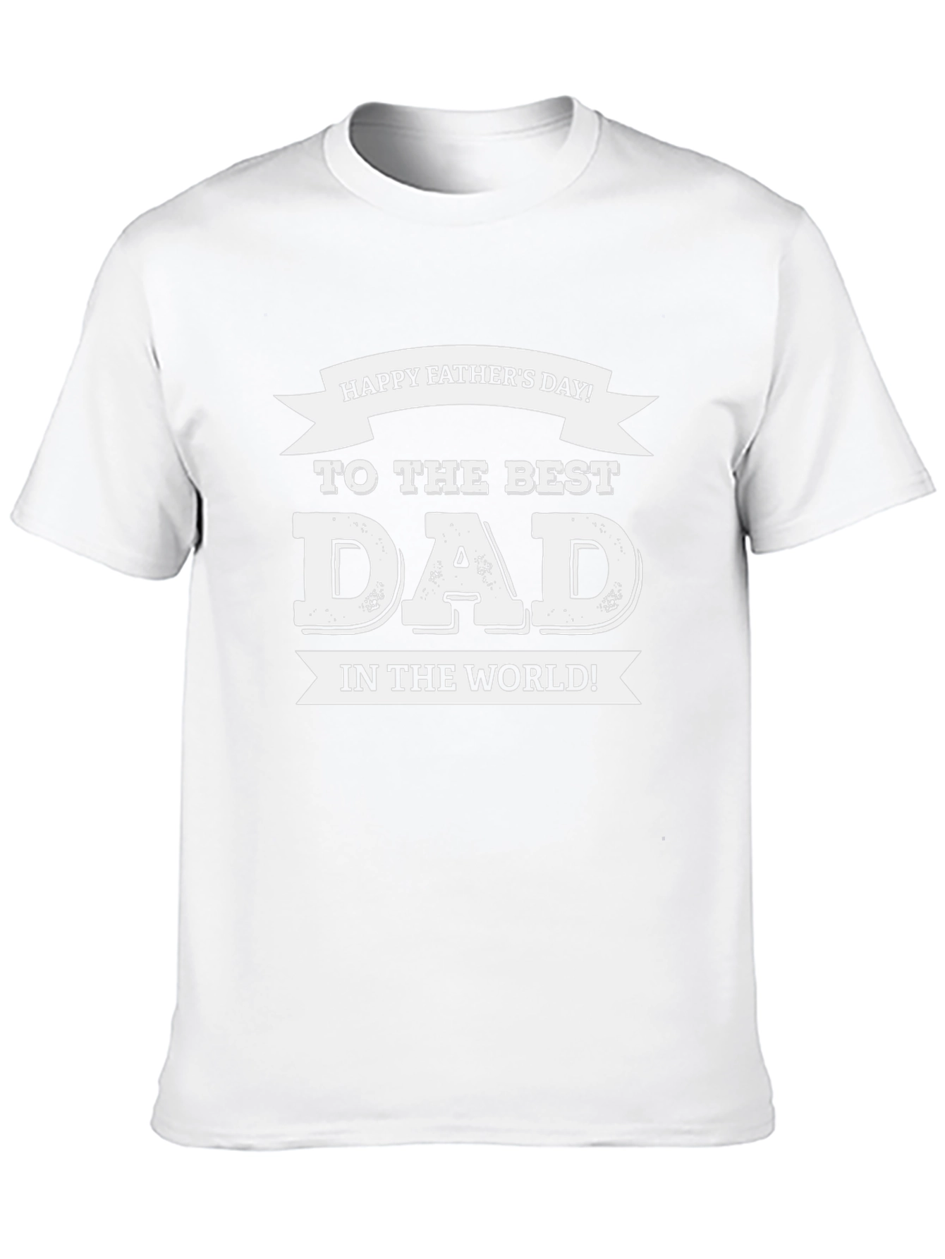 Happy Fathers Day Best Dad Black T-Shirt