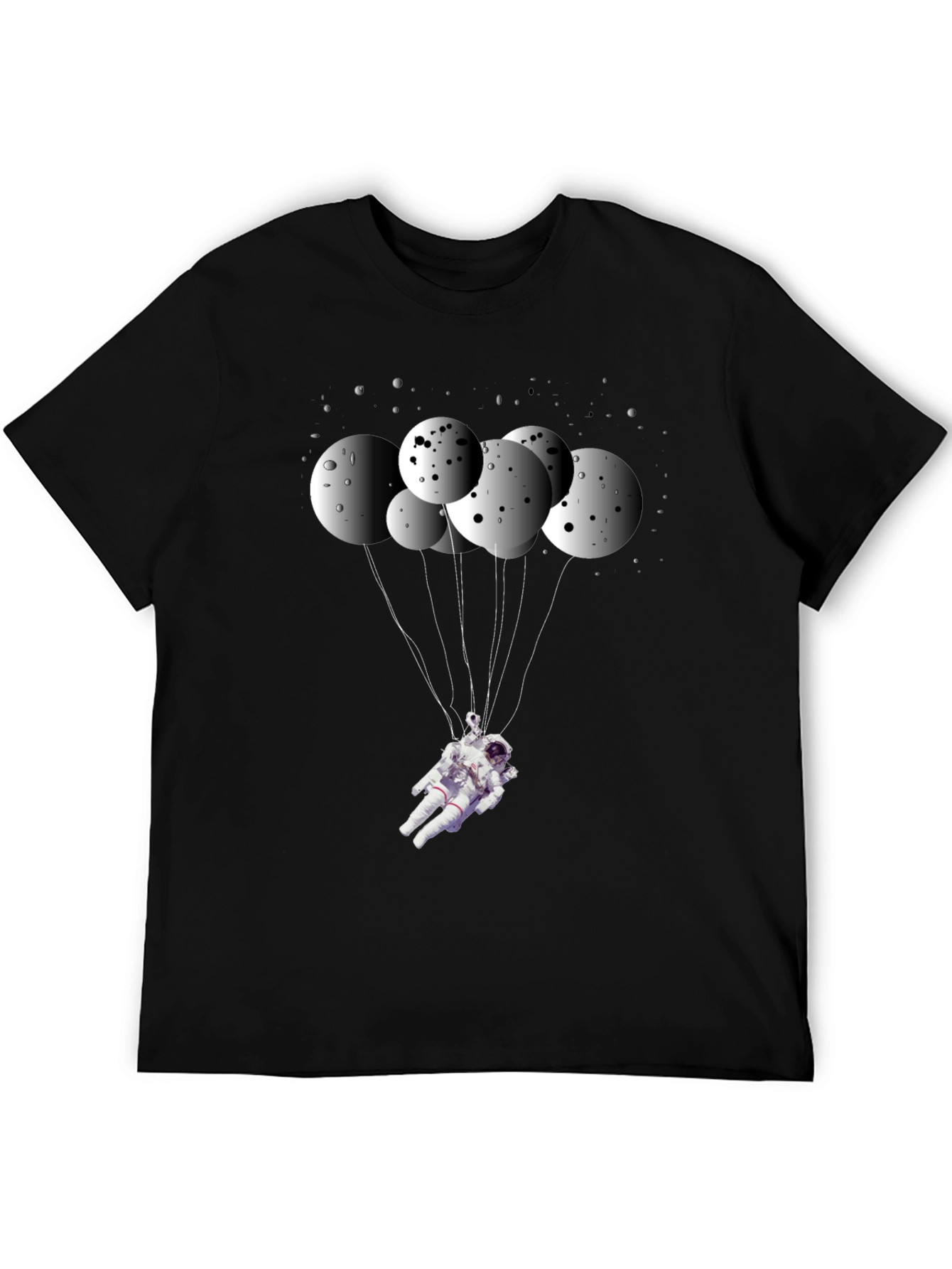 Astronaut Balloon T-Shirt - Space Graphic Tee