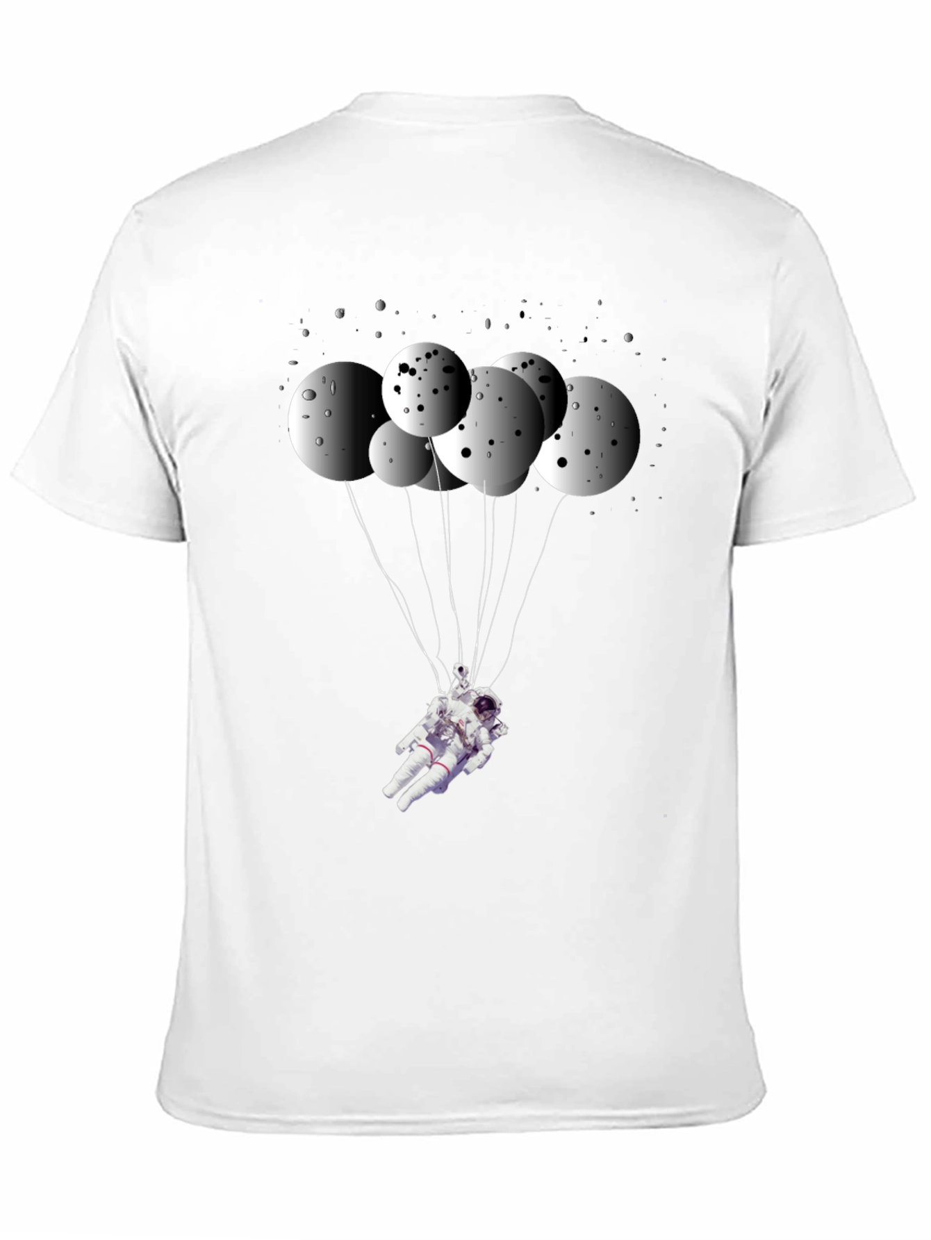 Astronaut Balloon T-Shirt - Space Graphic Tee