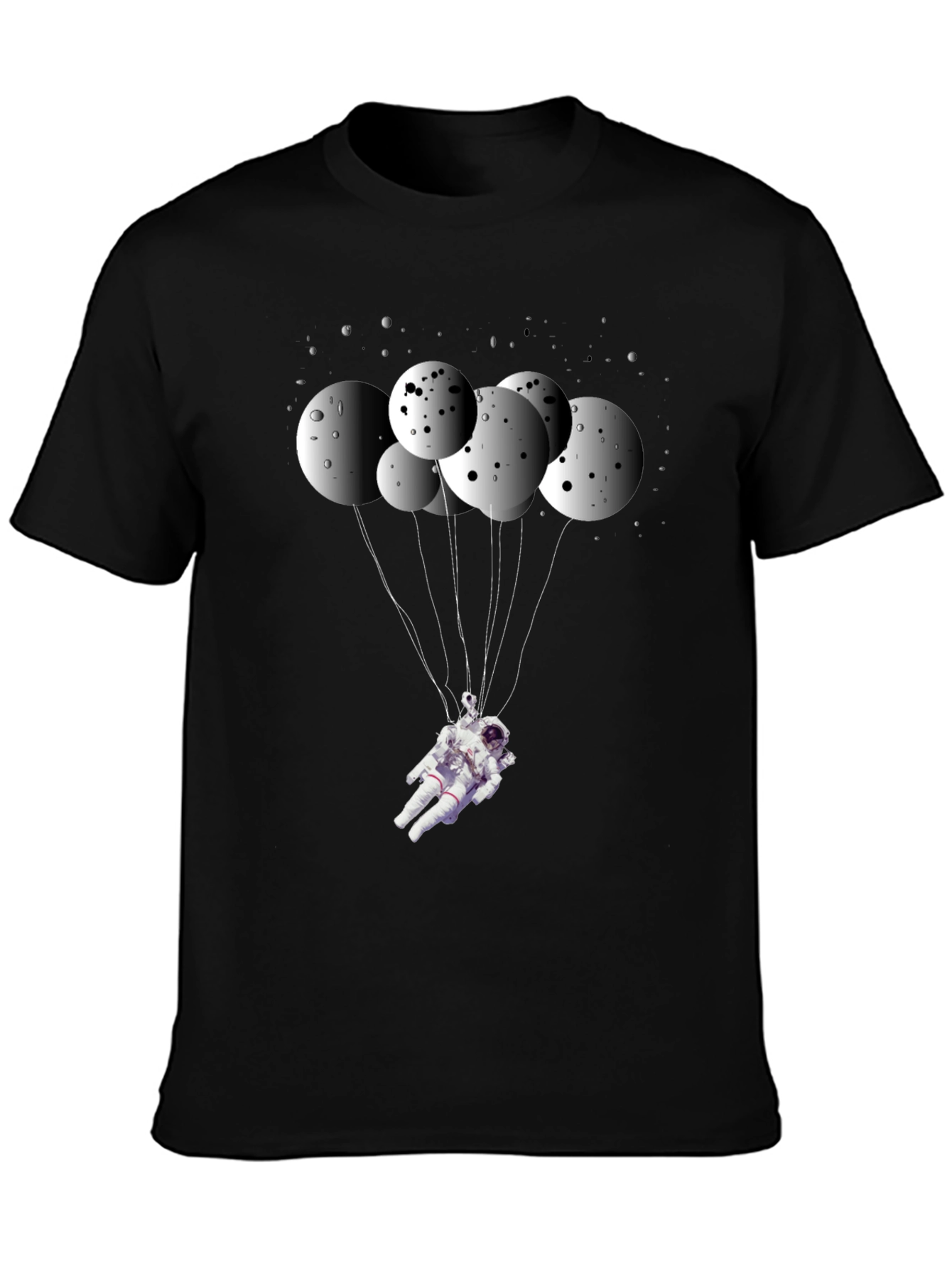 Astronaut Balloon T-Shirt - Space Graphic Tee
