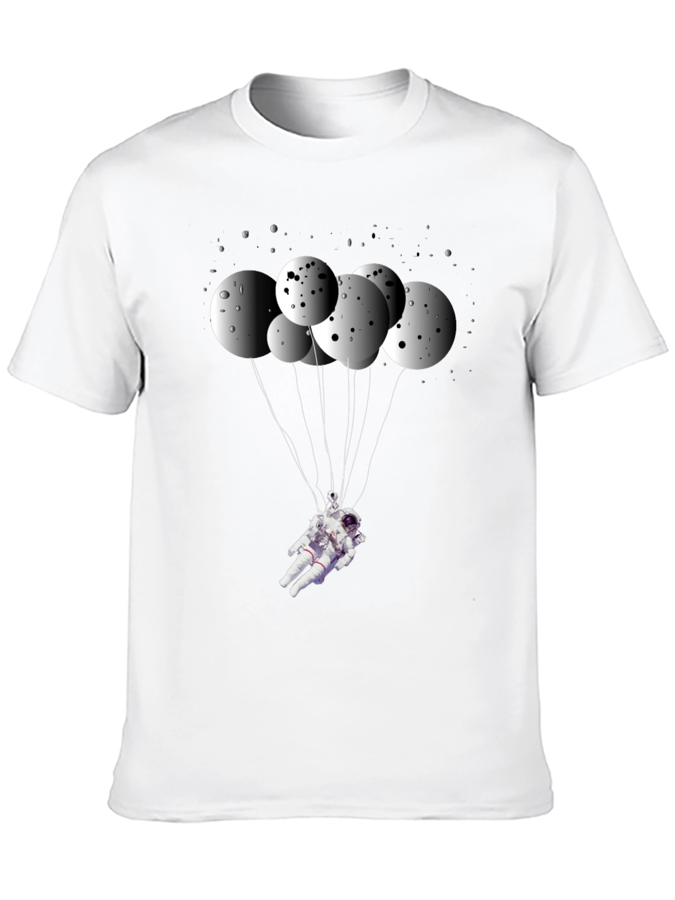 Astronaut Balloon T-Shirt - Space Graphic Tee