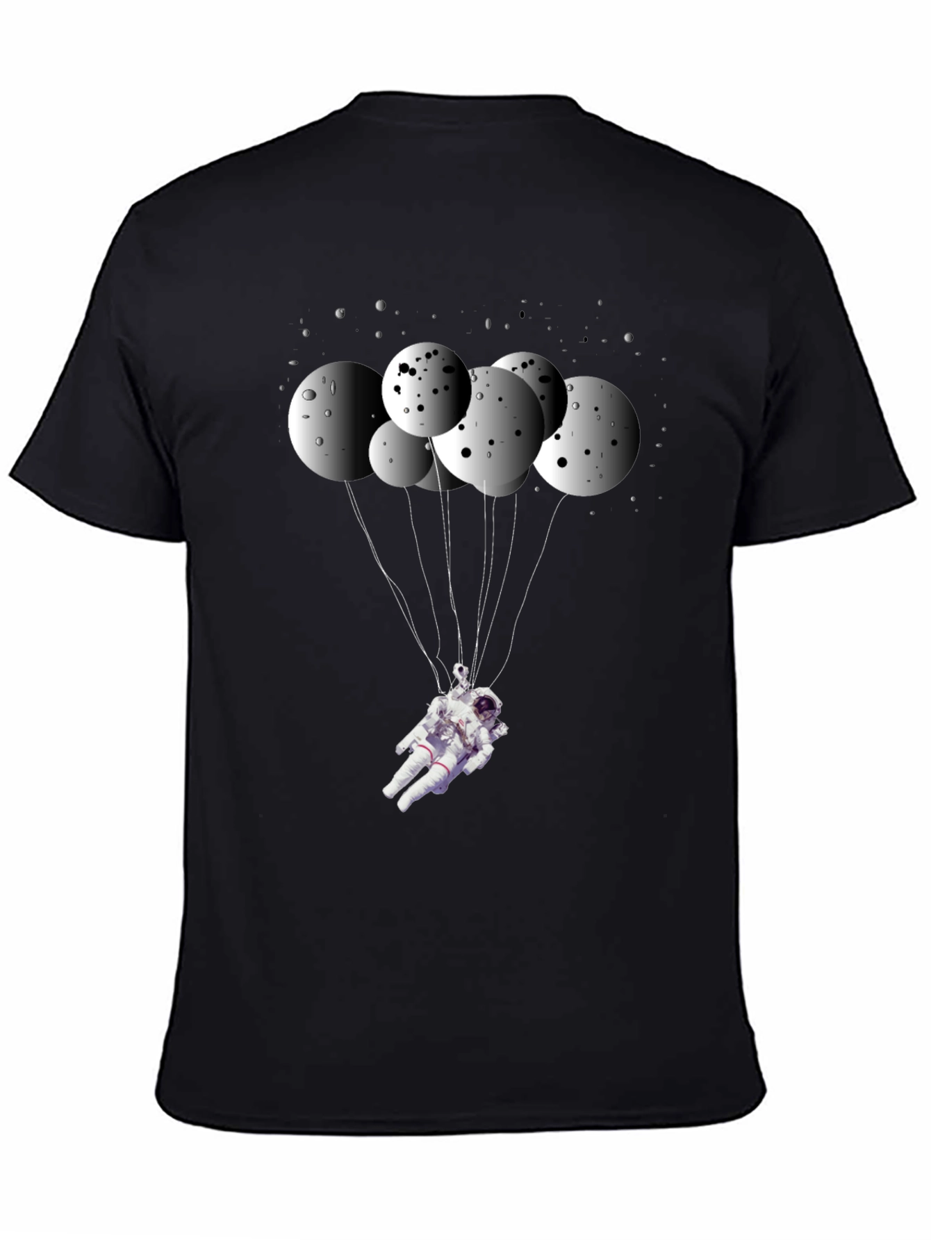 Astronaut Balloon T-Shirt - Space Graphic Tee
