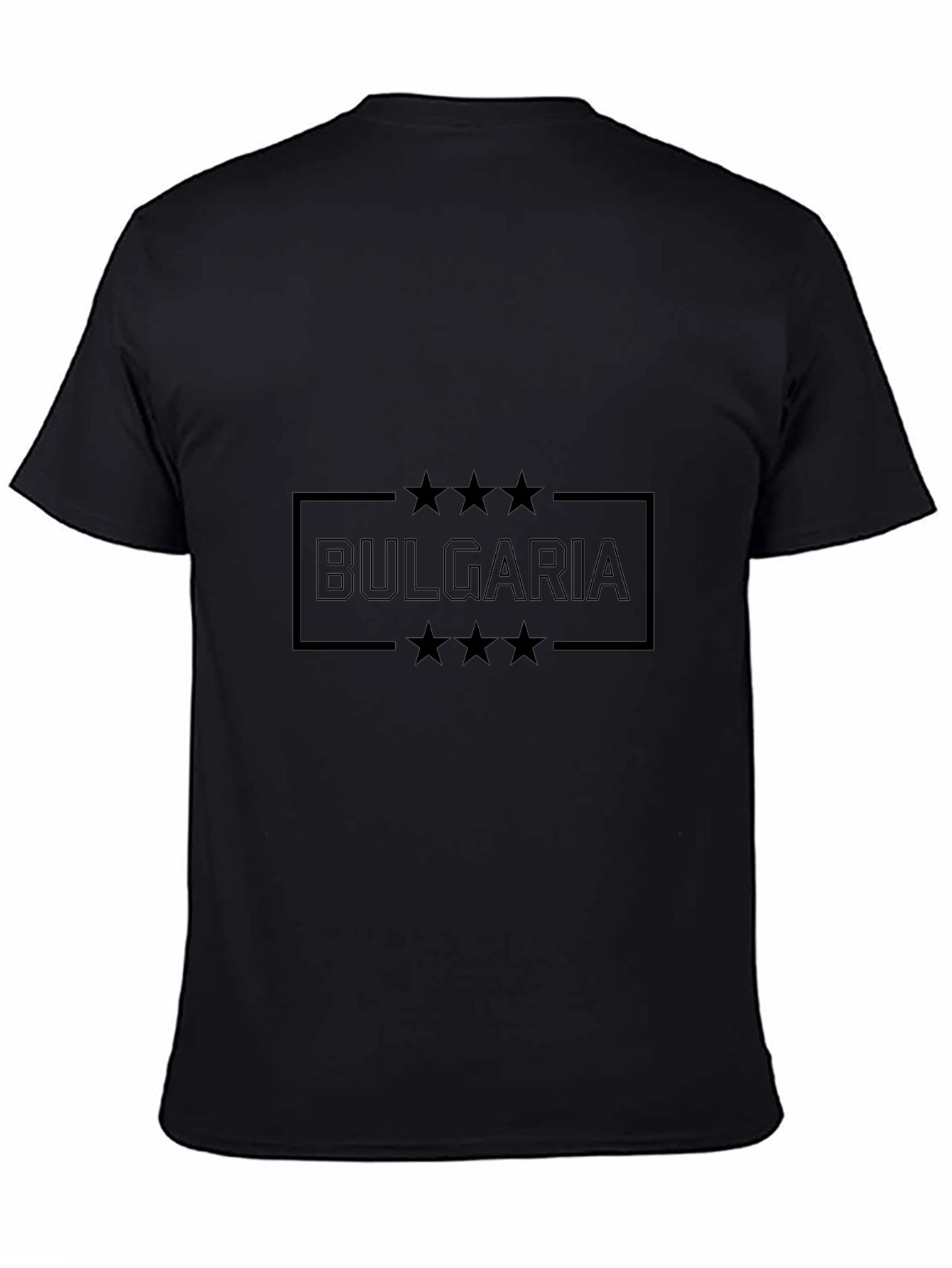 Bulgaria Graphic T-Shirt - Black Tee