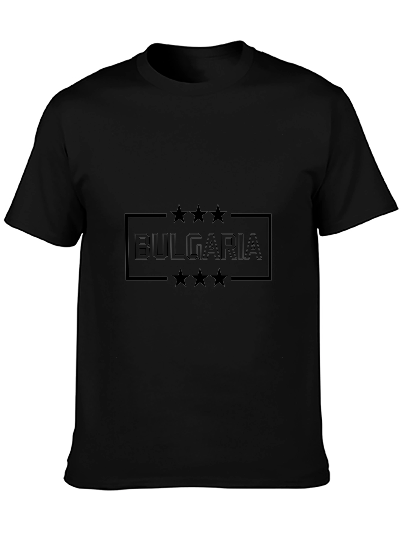 Bulgaria Graphic T-Shirt - Black Tee