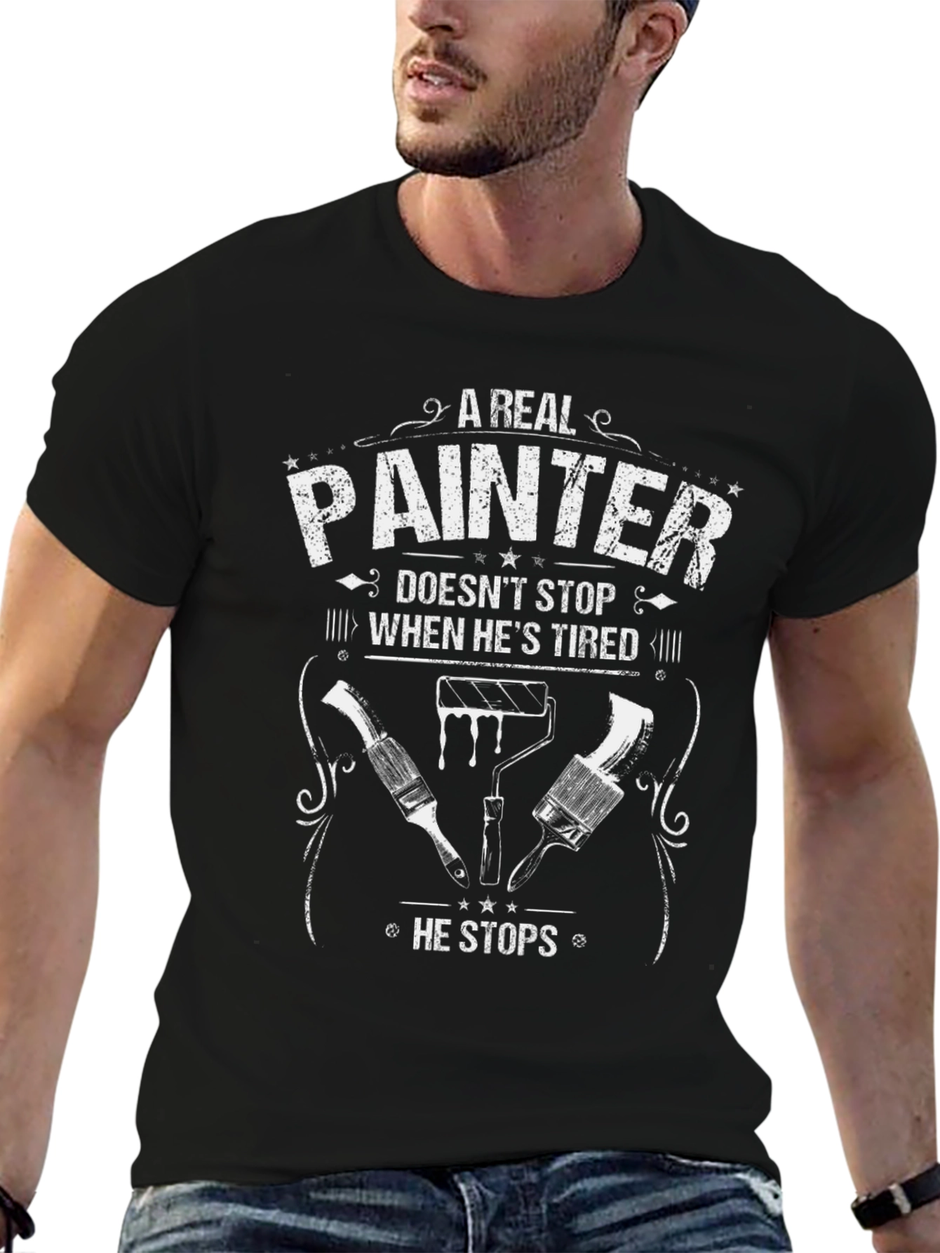 A Real Painter T-Shirt - Painting Humor
