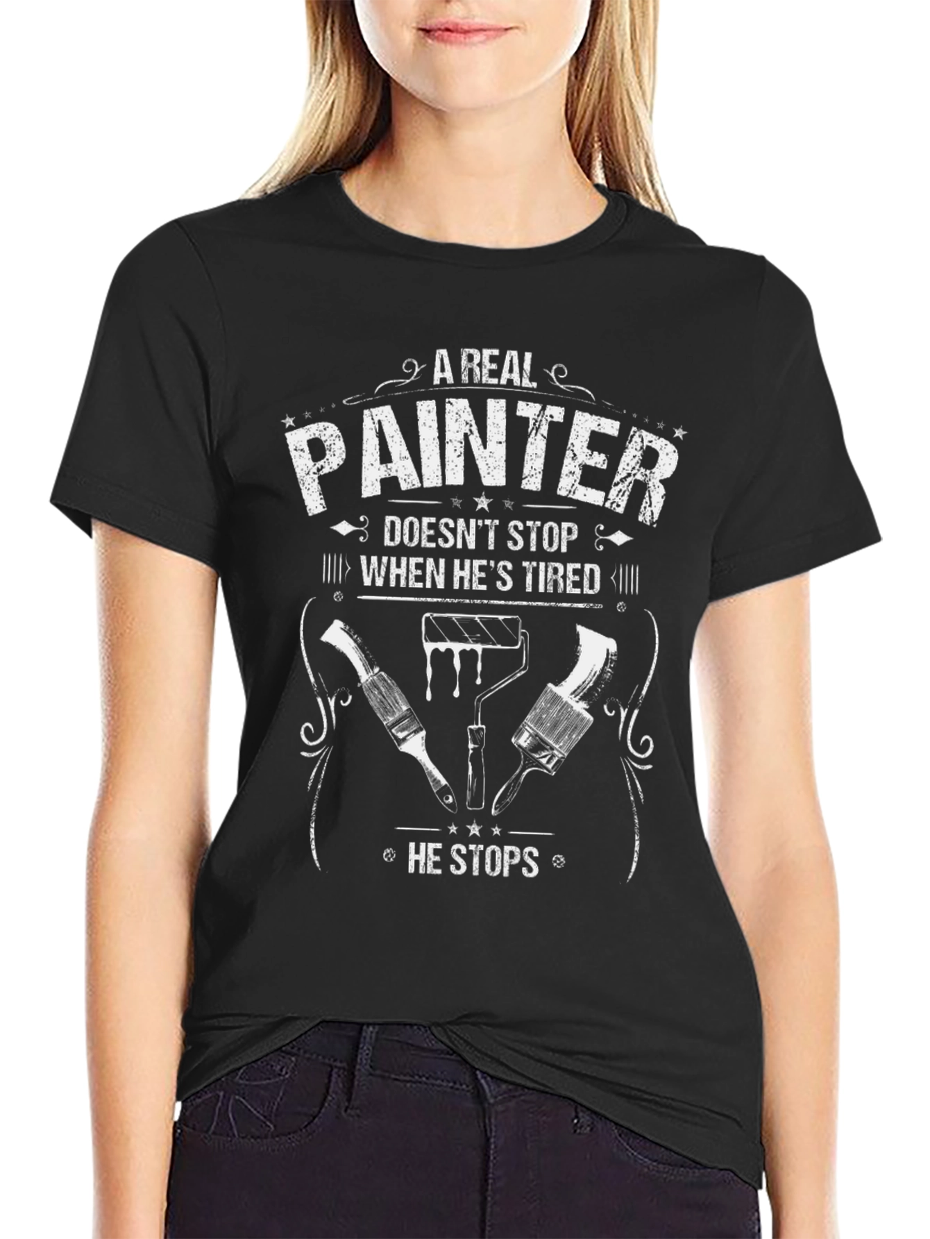 A Real Painter T-Shirt - Painting Humor