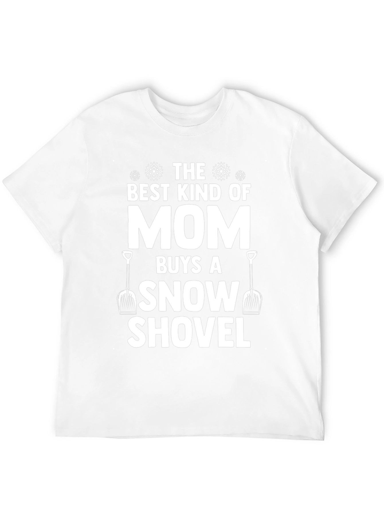 Best Kind of Mom Snow Shovel Graphic T-Shirt