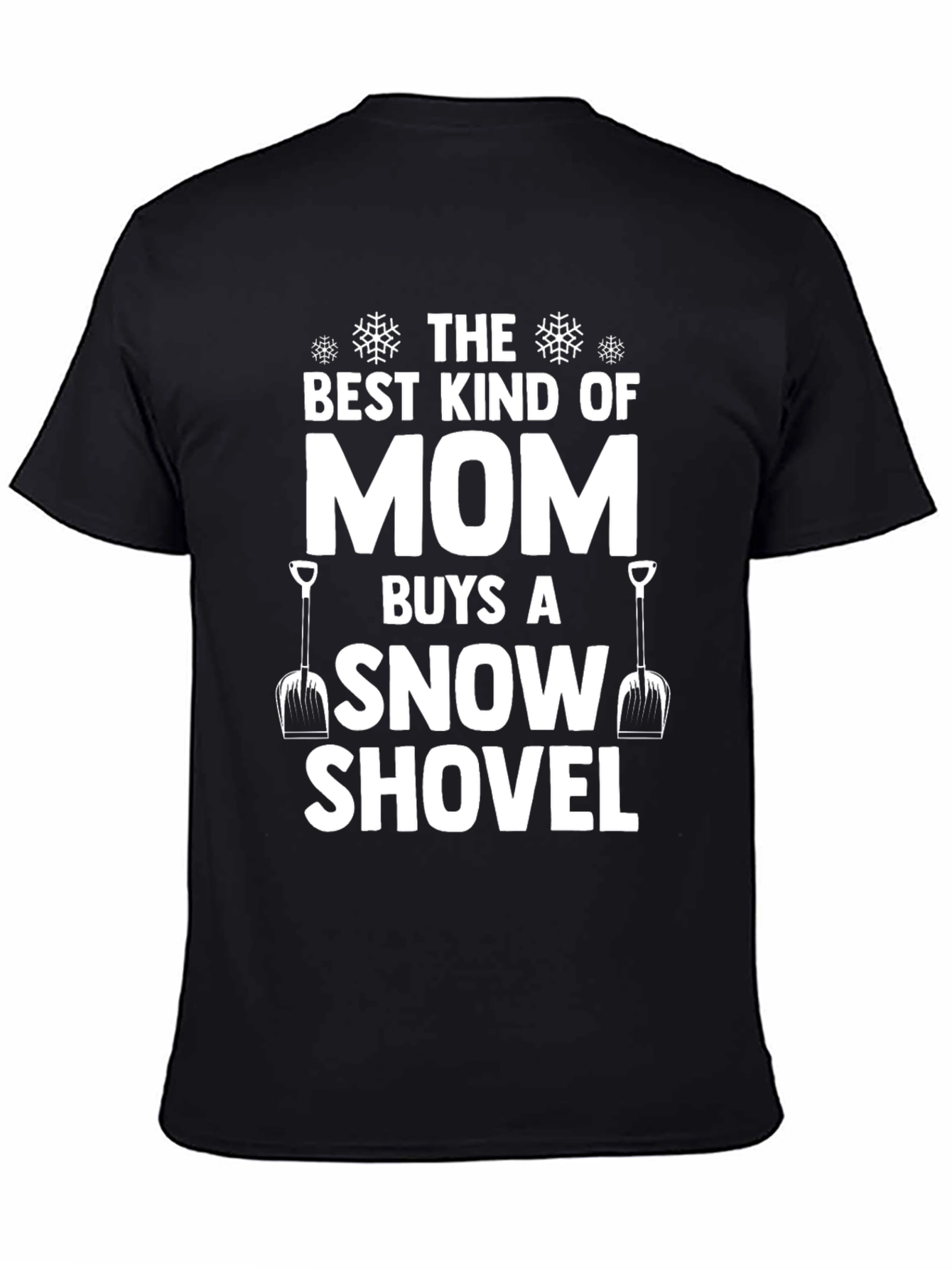 Best Kind of Mom Snow Shovel Graphic T-Shirt