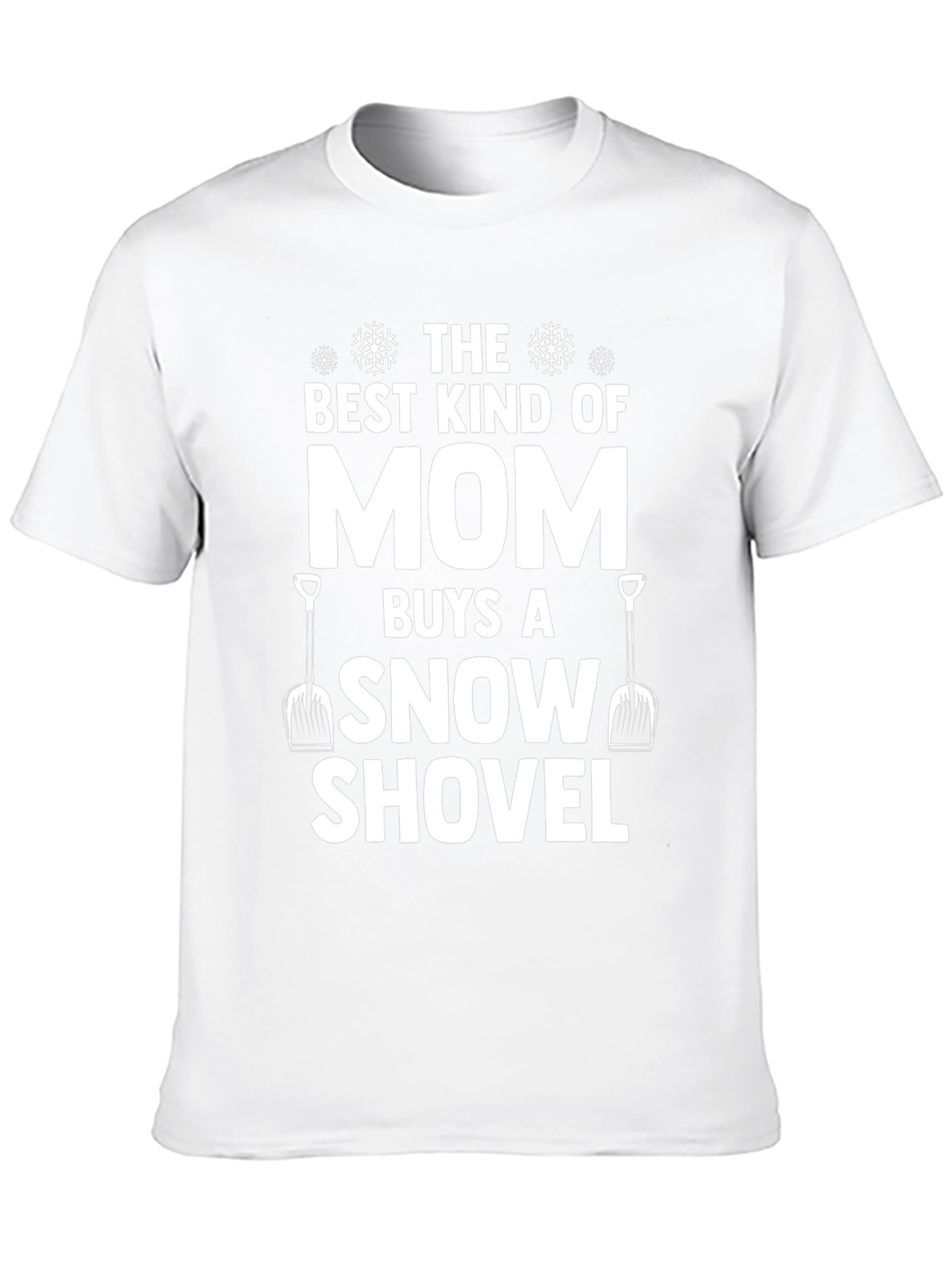 Best Kind of Mom Snow Shovel Graphic T-Shirt