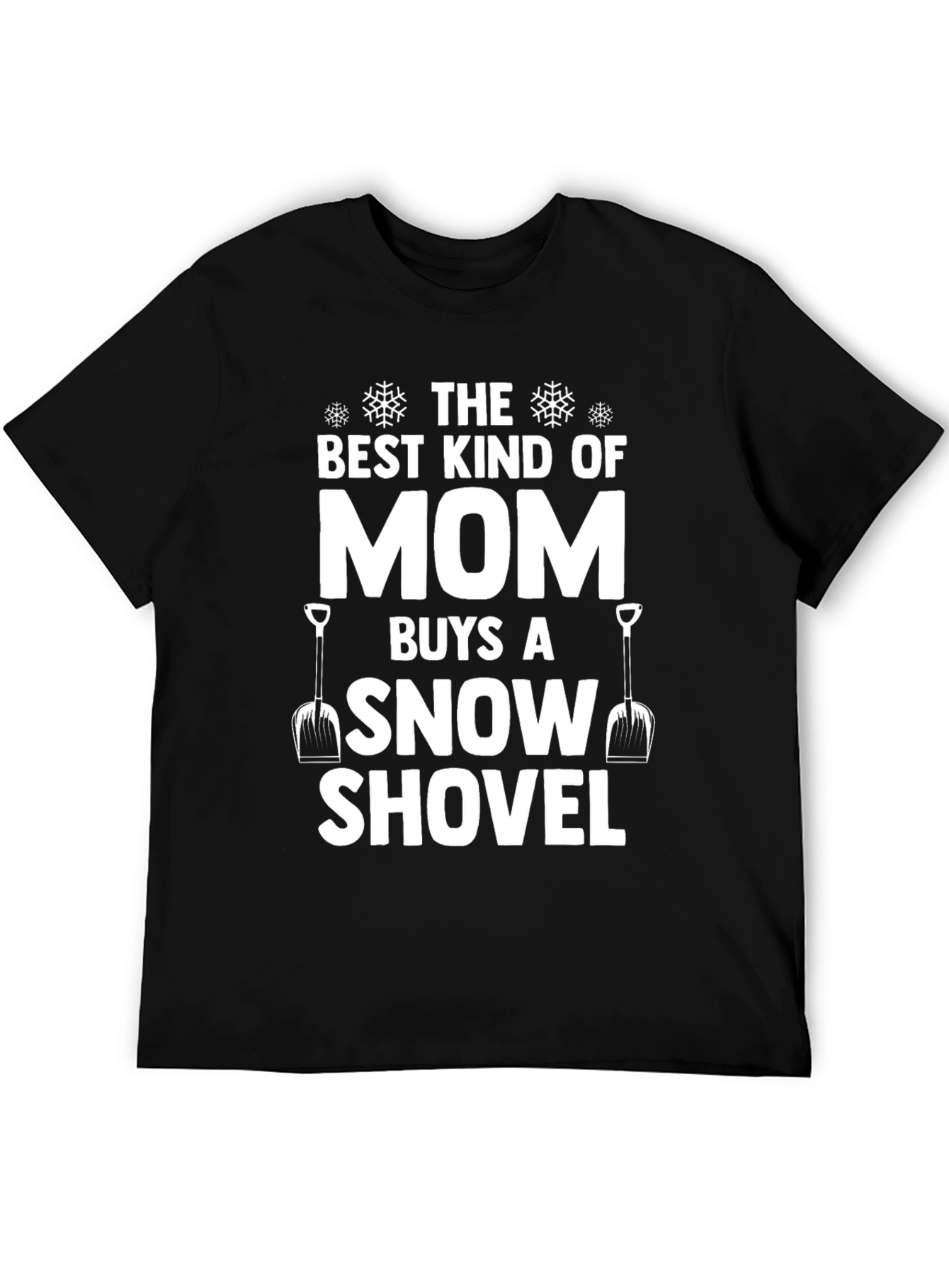 Best Kind of Mom Snow Shovel Graphic T-Shirt