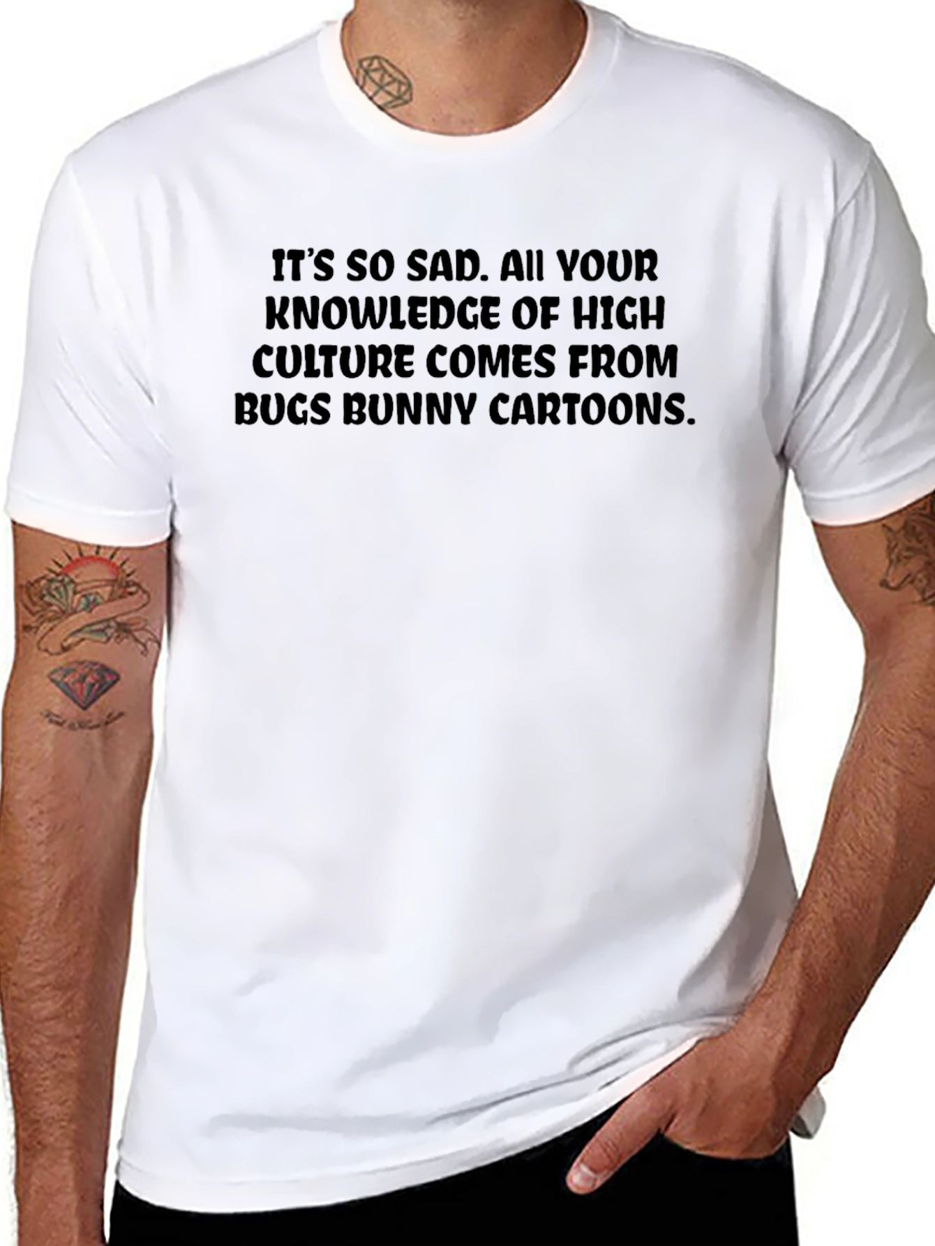 Bugs Bunny High Culture Graphic T-Shirt